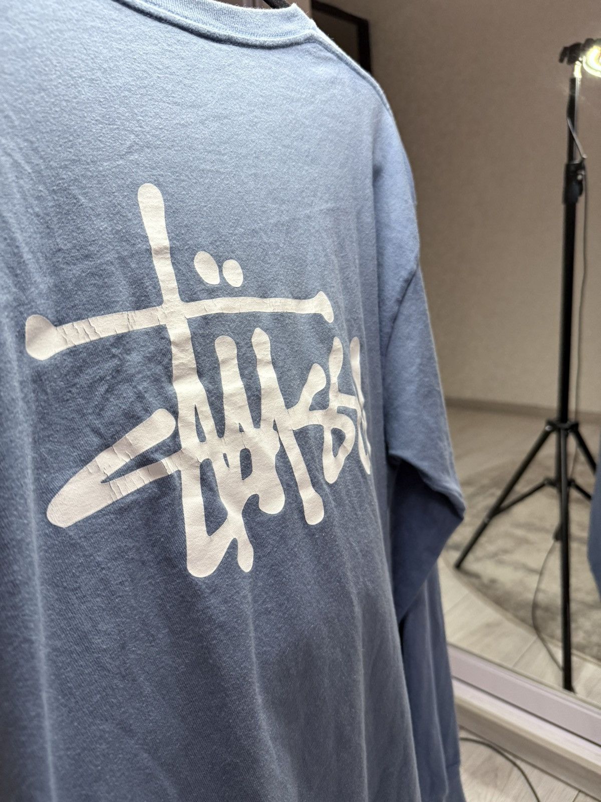Other Stussy Long Sleeve Logo Tee – Blue Size US L / EU 52-54 / 3 - 4 Thumbnail