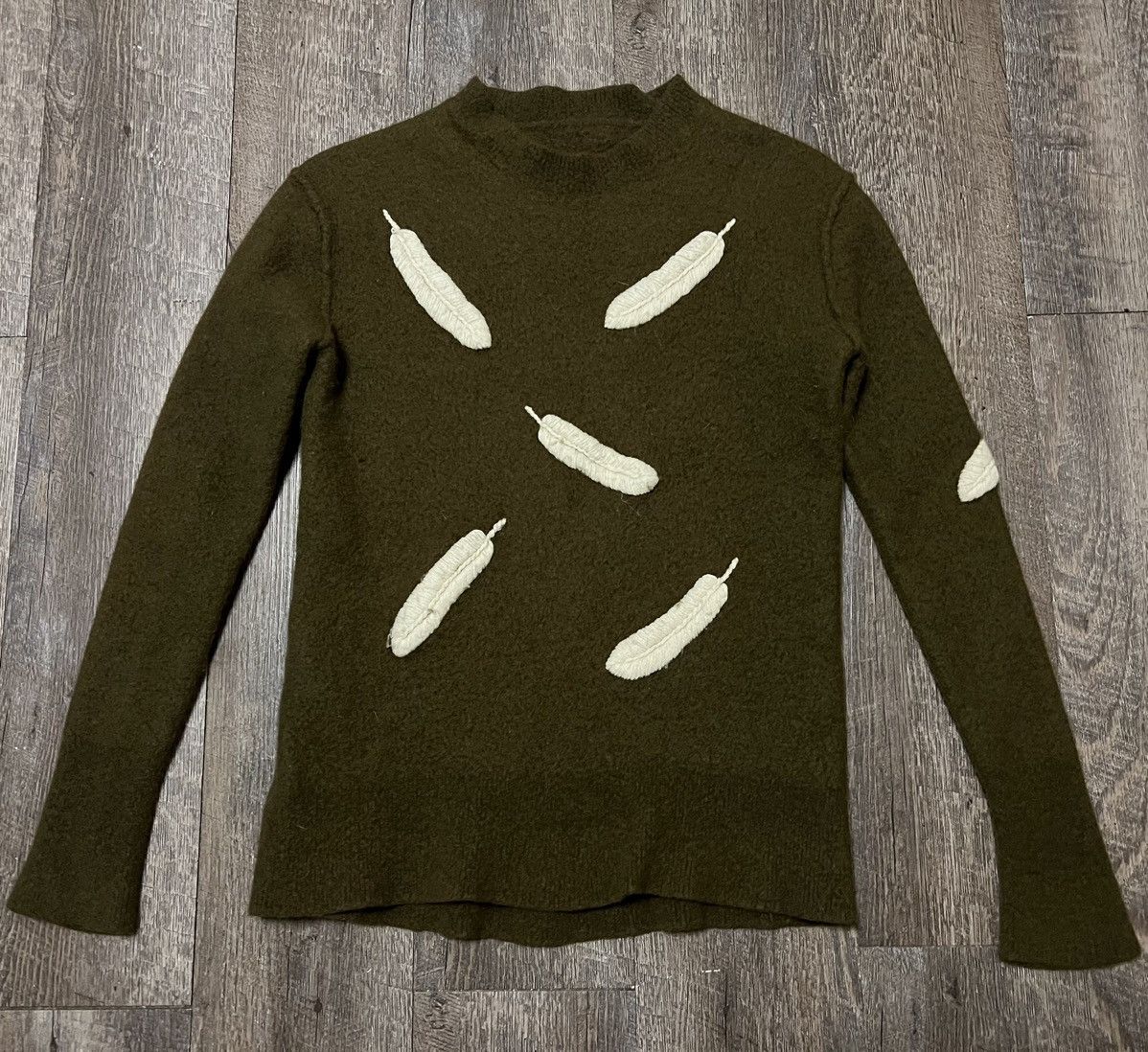 Valentino Valentino Spa Feather Wool Cattle Cashmere Sweater Size M / US 6-8 / IT 42-44 - 1 Thumbnail
