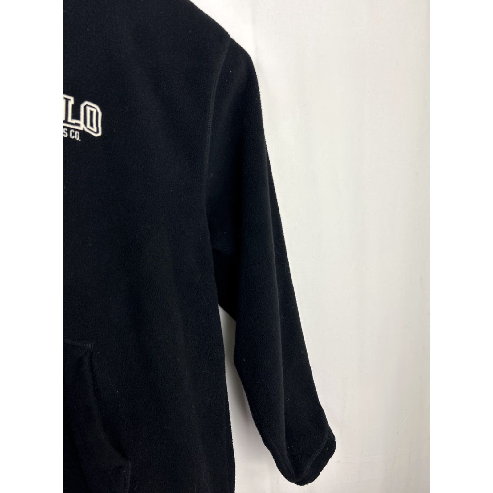 Polo Ralph Lauren VINTAGE Polo Jeans Co Mens XL Hoodie Black Pullover Fleece Ralph Lauren 90s Size US XL / EU 56 / 4 - 4 Thumbnail