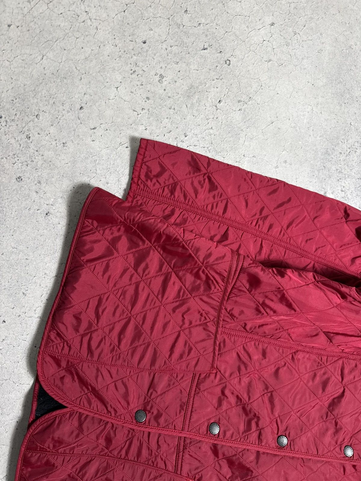 Barbour Barbour Women’s Quilted Liddesdale Red Jacket Size UK 18 Size XL / US 12-14 / IT 48-50 - 3 Thumbnail