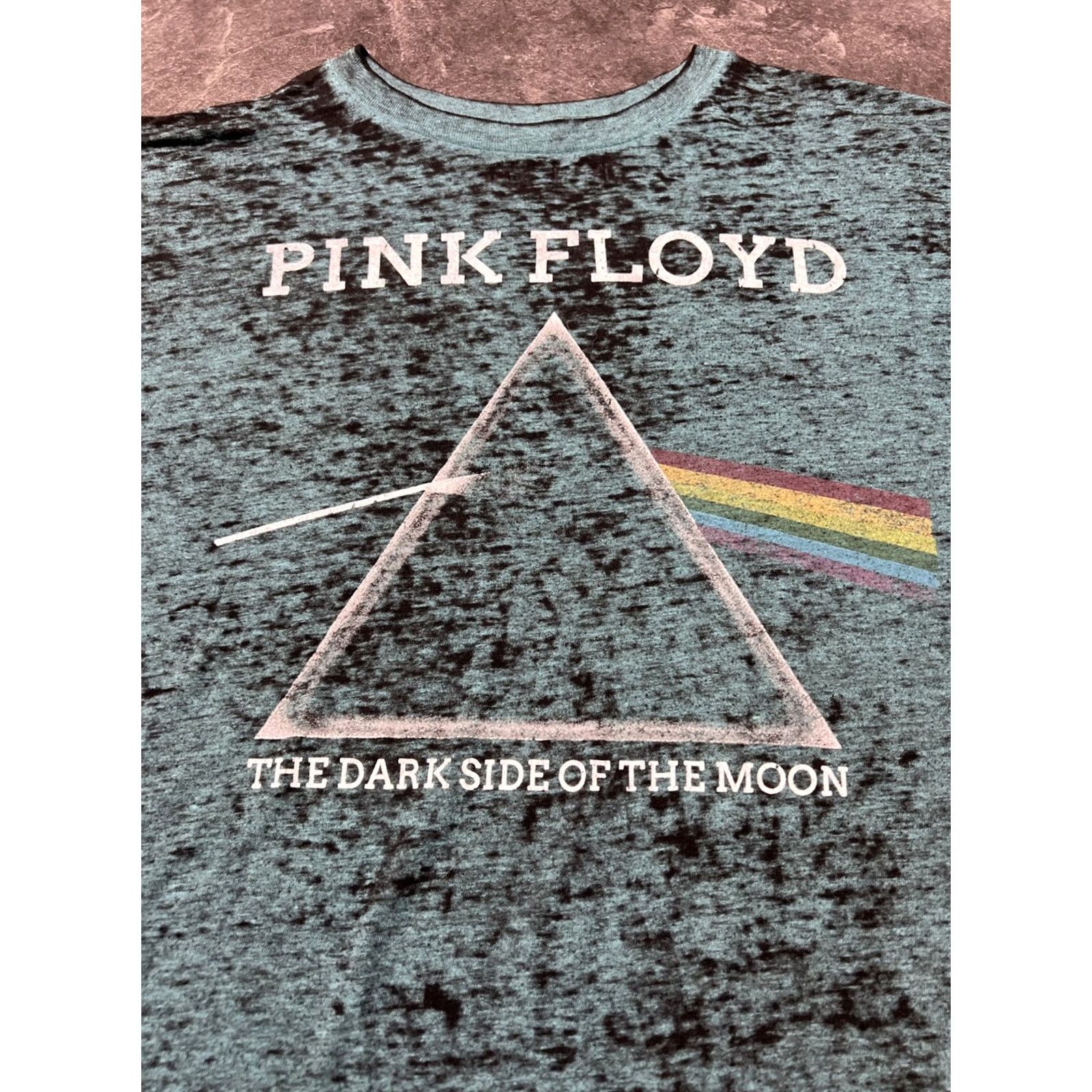 Vintage Pink Floyd Shirt Dark Side of the Moon Short Sleeve Crew Neck L Black Moon Men Size US L / EU 52-54 / 3 - 3 Thumbnail
