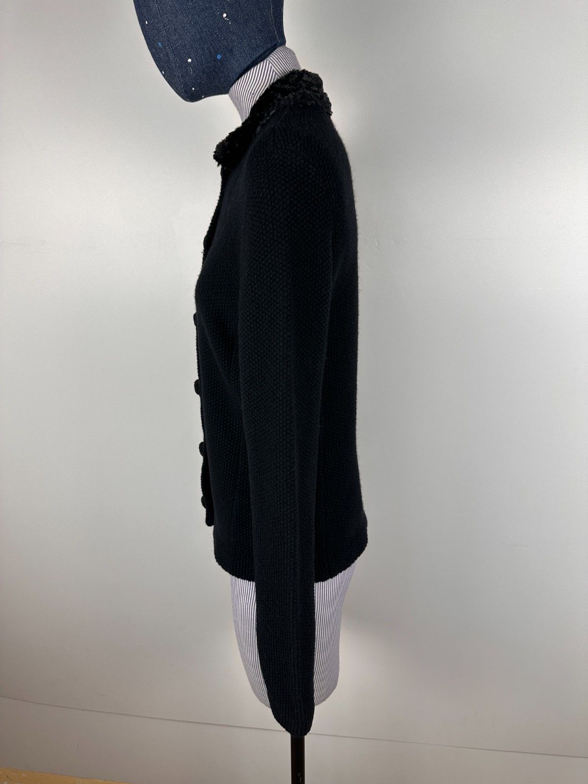Ralph Lauren Lauren Ralph Lauren Cardigan Button Sweater Black Size M Size M / US 6-8 / IT 42-44 - 5 Thumbnail