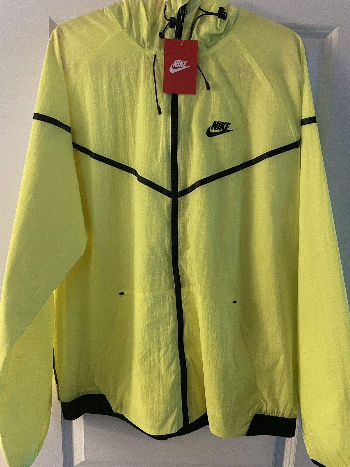 image of Nike Sp15 Nsw Neon Green Windrunner, Men's (Size XL)