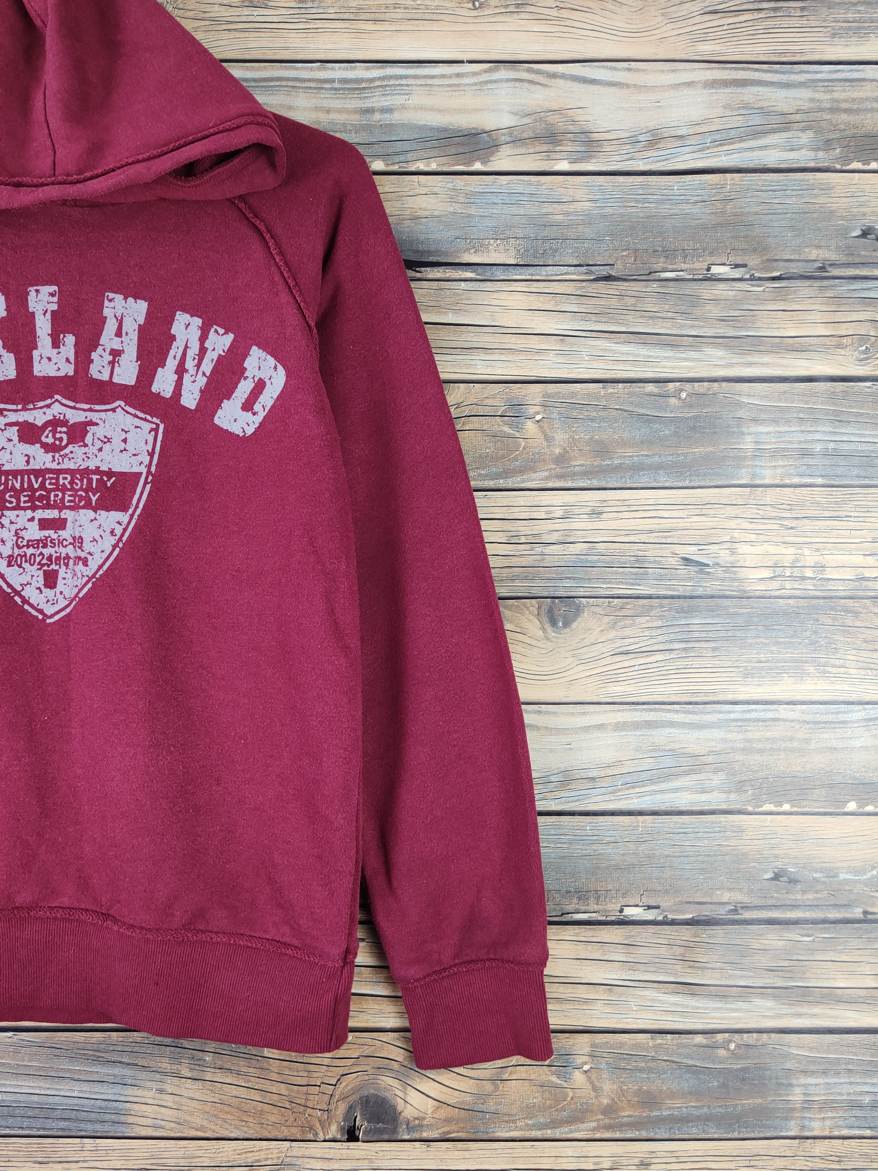 Vintage DL Caperdoni Maroon Hoodie Sweatshirts #548 Size M / US 6-8 / IT 42-44 - 6 Thumbnail