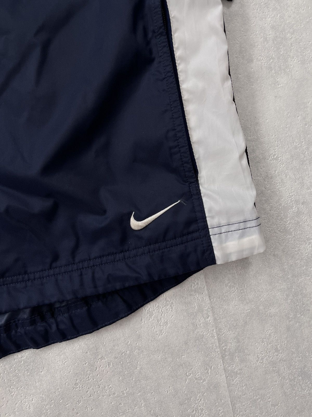 Nike × Vintage 90's NIKE RETRO SWOOSH LOGO ANORAK TRACK JACKET Size US XXL / EU 58 / 5 - 2 Thumbnail