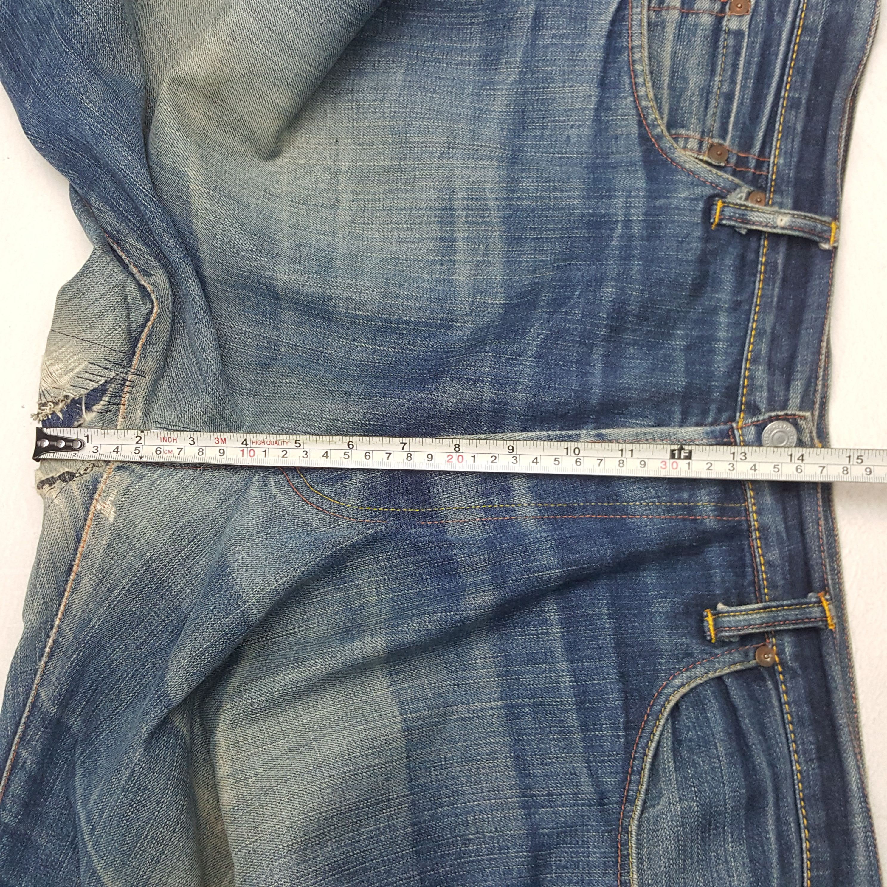 Evisu × Japanese Brand × Vintage Vintage Evisu Japanese Brand Daicock Custom Art Denim Jeans Size US 36 / EU 52 - 10 Thumbnail