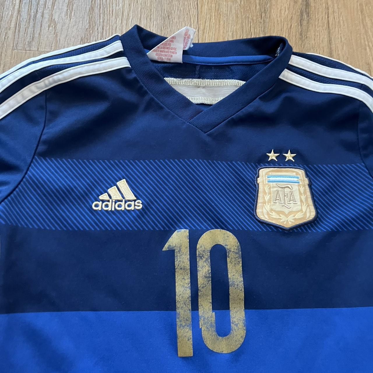 Adidas 2013-14 Messi Argentina Away Football Shirt Size US XXS / EU 40 - 4 Thumbnail