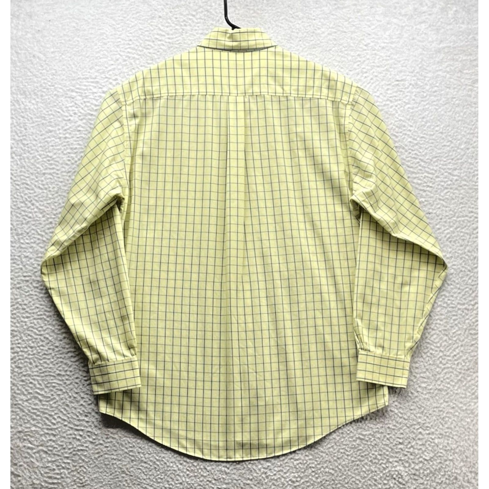 Brooks Brothers Brooks Brothers Shirt Mens M Yellow Blue Check Non Iron Supima Cotton Button-Up Regular XSmall? Size US M / EU 48-50 / 2 - 5 Thumbnail