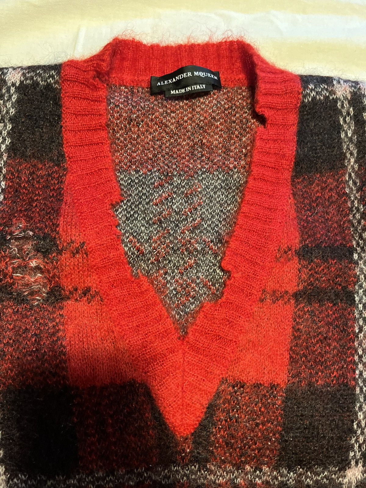 Alexander McQueen Alexander McQueen distressed mohair oversized sweater Size US S / EU 44-46 / 1 - 4 Thumbnail