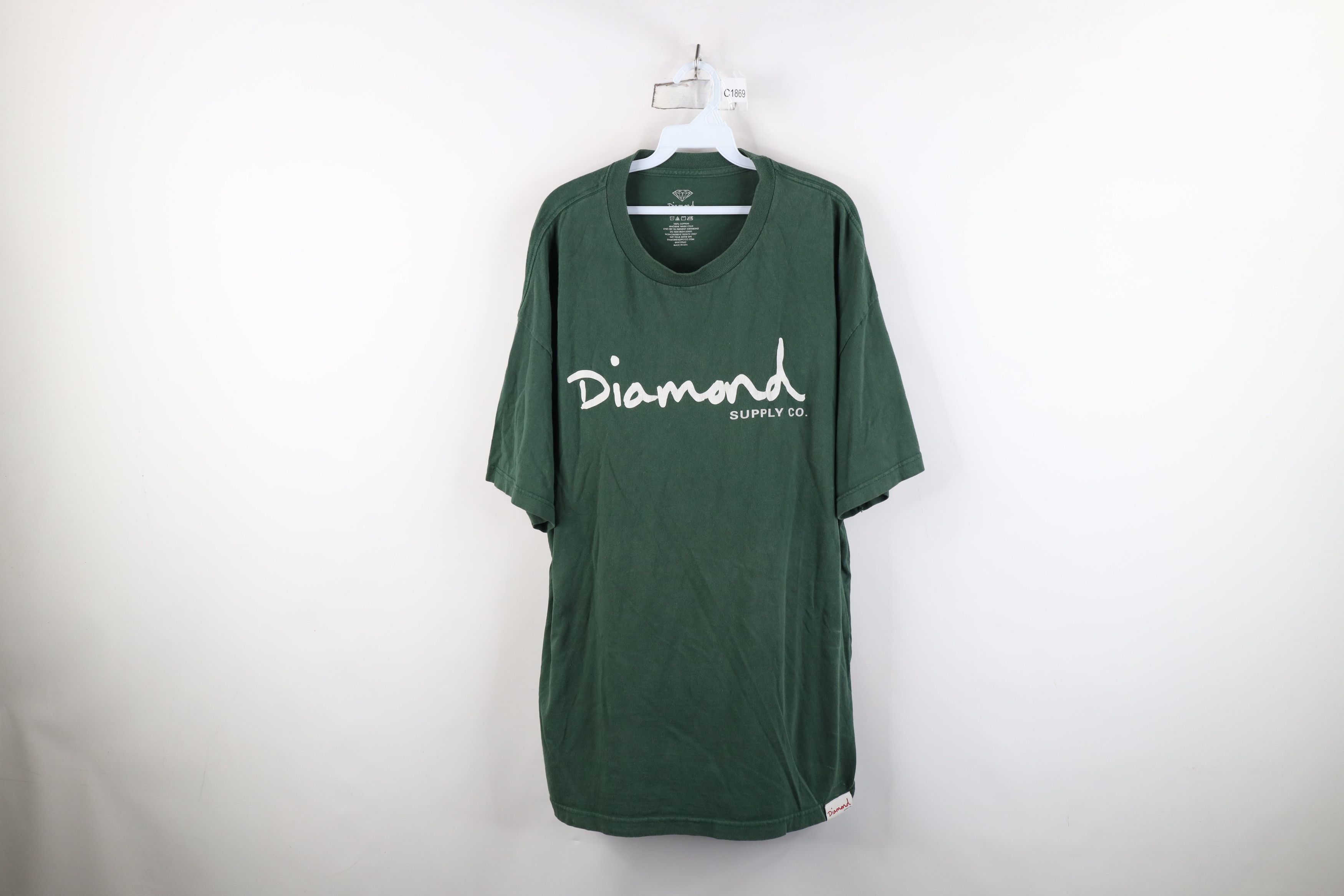 Diamond Supply Co. Vintage 90s Y2K Diamond Supply Co Skateboards T-Shirt USA Size US XXL / EU 58 / 5 - 1 Thumbnail