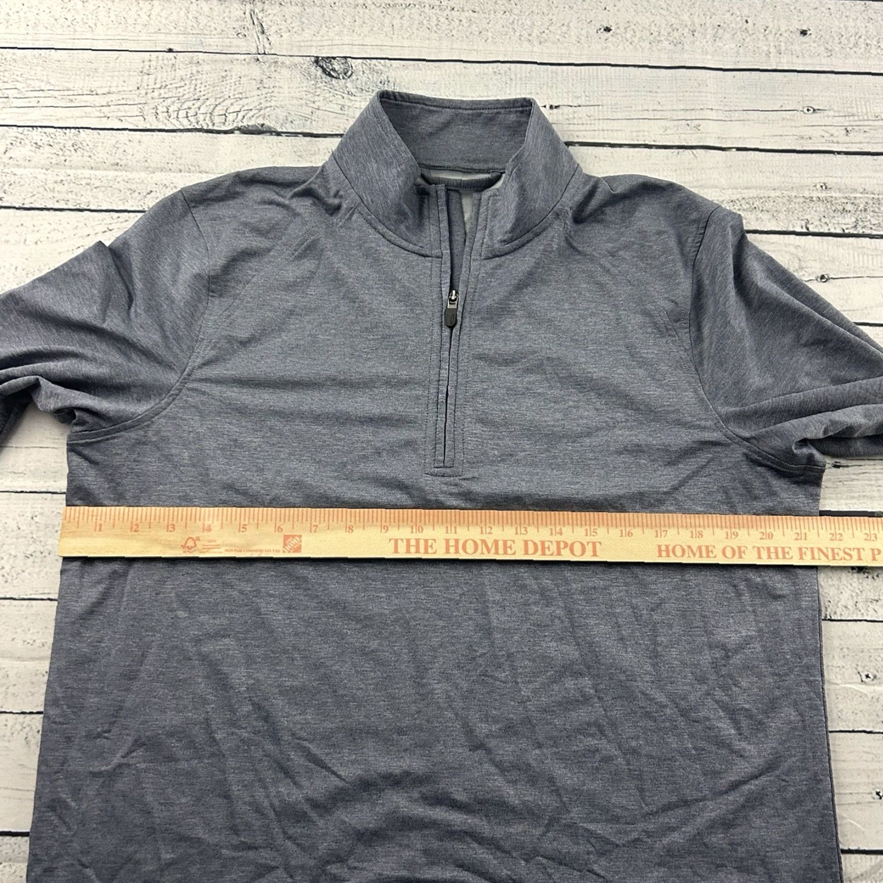 Vintage Linksoul 1/4 Zip Pullover Jacket Men M Gray Golf Shirt Size US M / EU 48-50 / 2 - 4 Thumbnail
