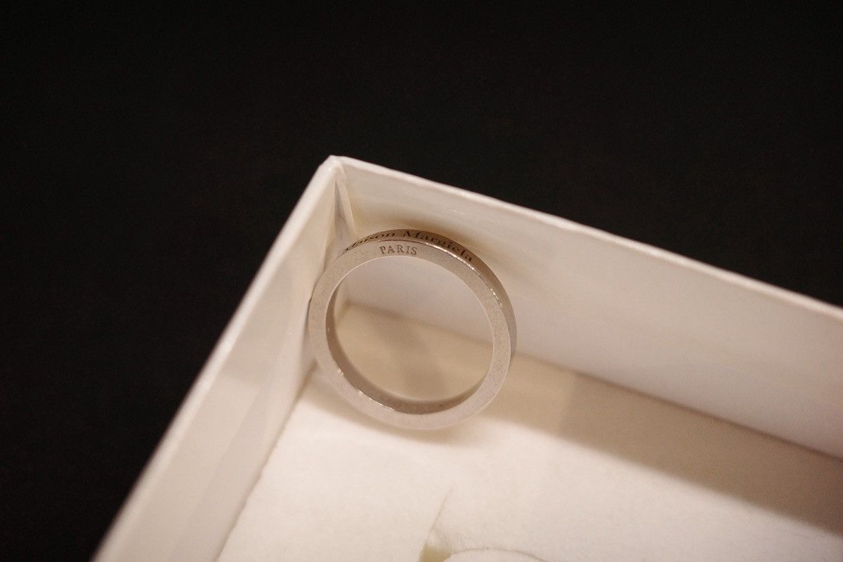 Maison Margiela Maison Margiela Logo Ring Size ONE SIZE - 3 Thumbnail