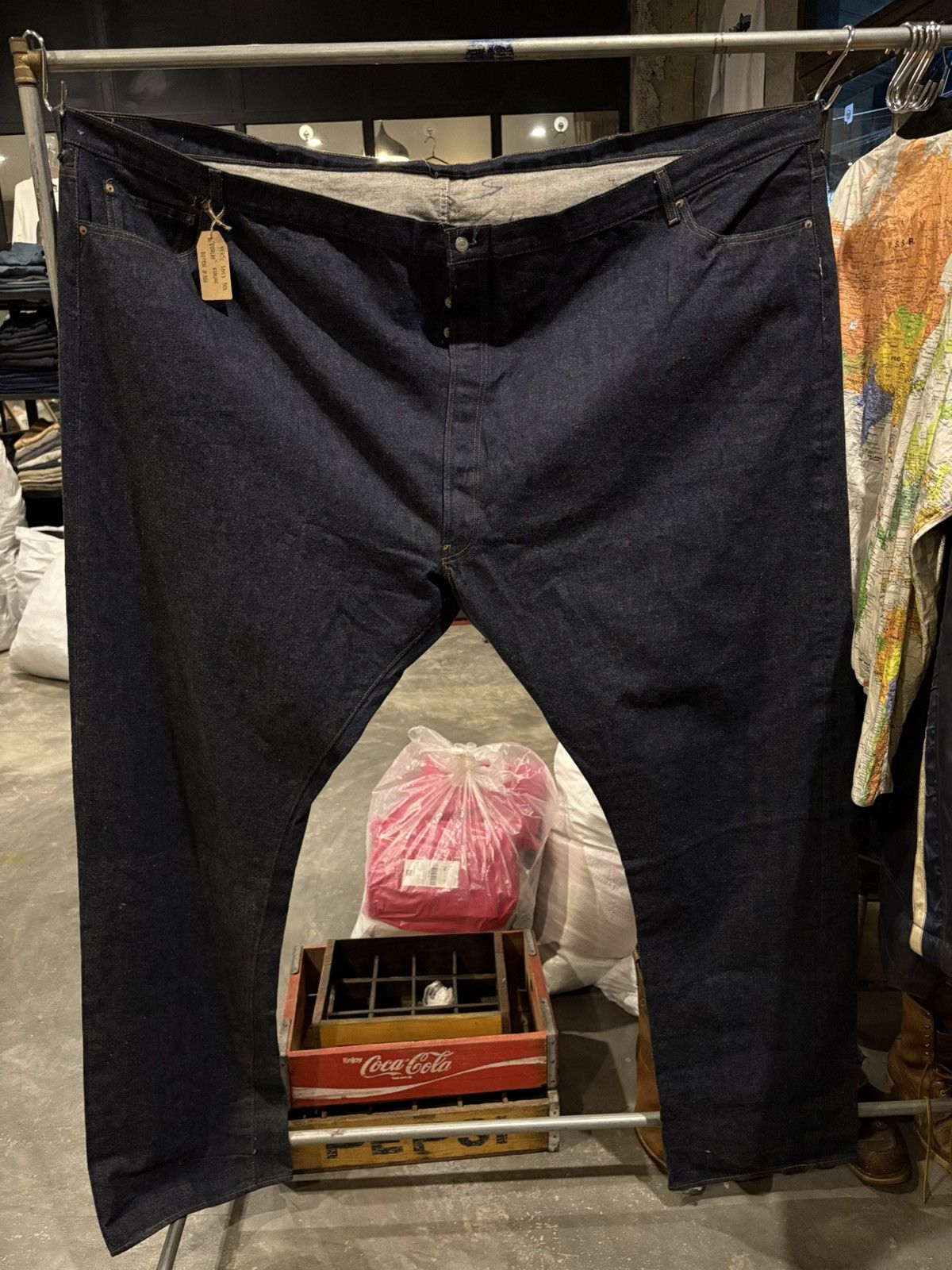Levi's Vintage Clothing × Vintage 1970’s Levi’s 501 Display Redline button #524 size w76 L45 Size US 44 / EU 60 - 10 Thumbnail