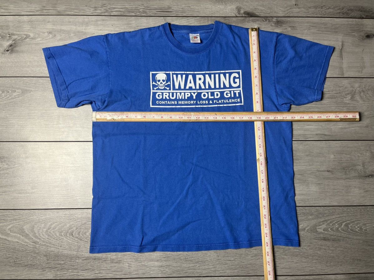 Band Tees Vintage Humor warning grumpy old git Tshirt size XLarge Size US XL / EU 56 / 4 - 5 Thumbnail