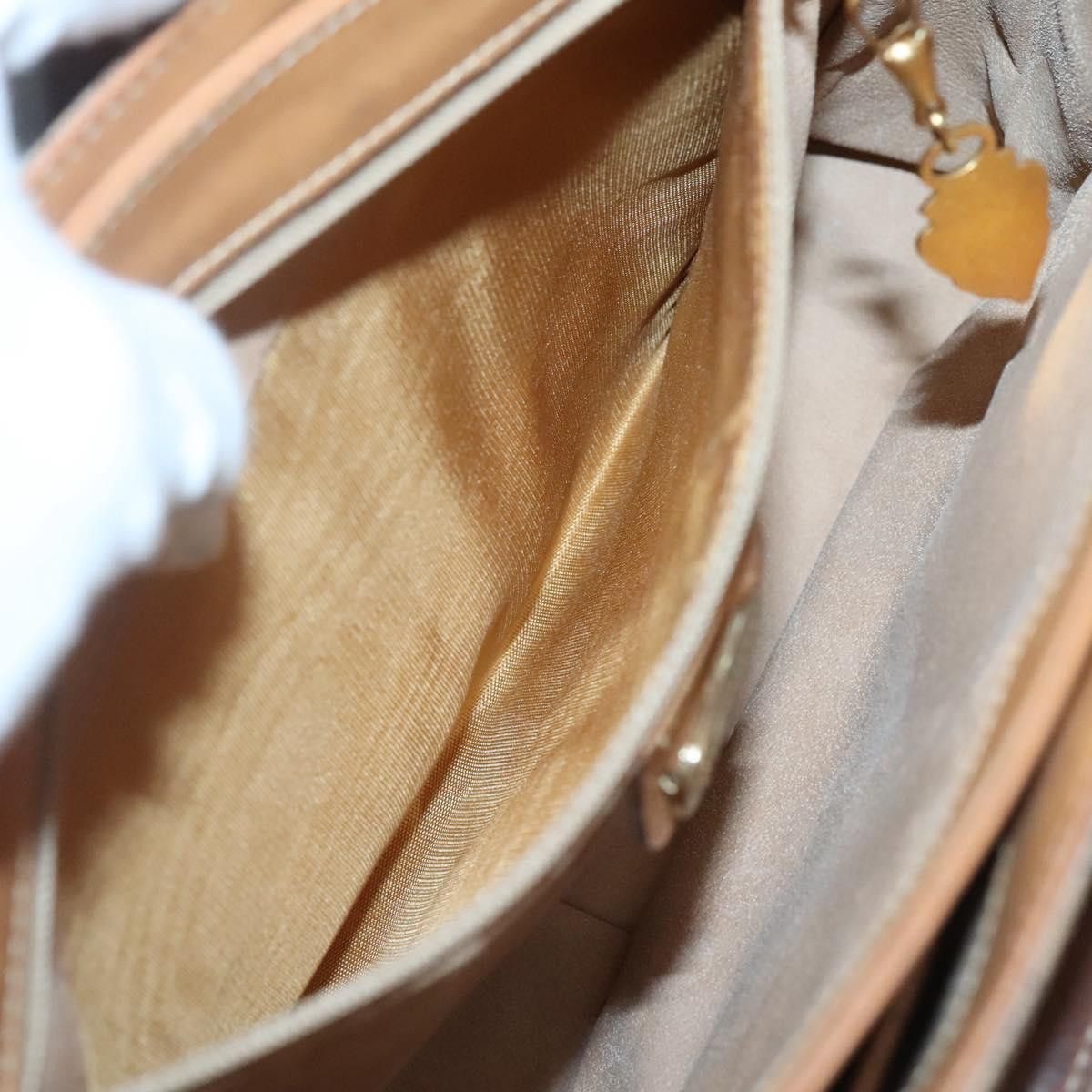 Gucci GUCCI Micro GG Supreme Hand Bag Pvc Beige Gold 000 46 000 46 Size ONE SIZE - 18 Thumbnail