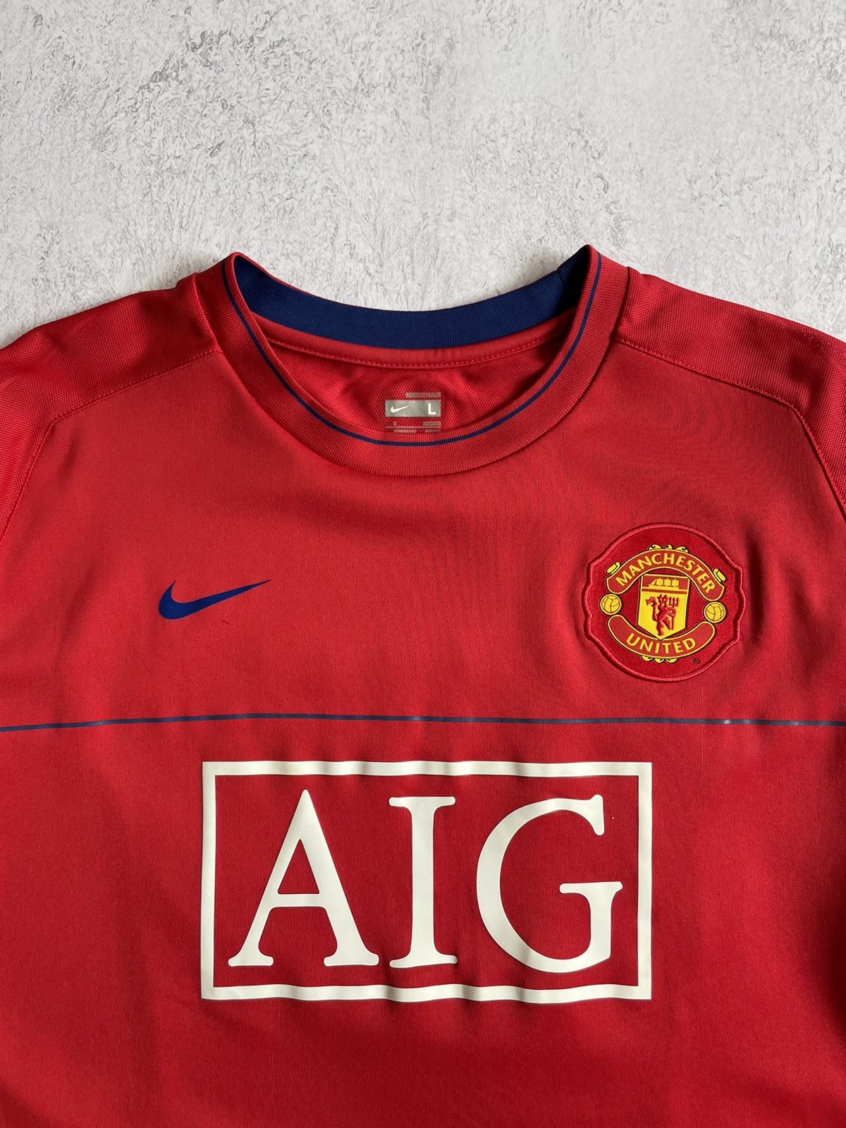 Vintage Nike Manchester United 2007/2008 Home Training Soccer Kit L Size US L / EU 52-54 / 3 - 3 Thumbnail