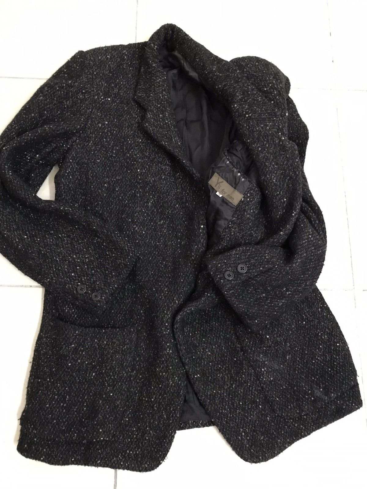 Y's for Men × Yohji Yamamoto Y’s For Men Yohji Yamamoto Wool Coat Jacket Size US M / EU 48-50 / 2 - 9 Thumbnail