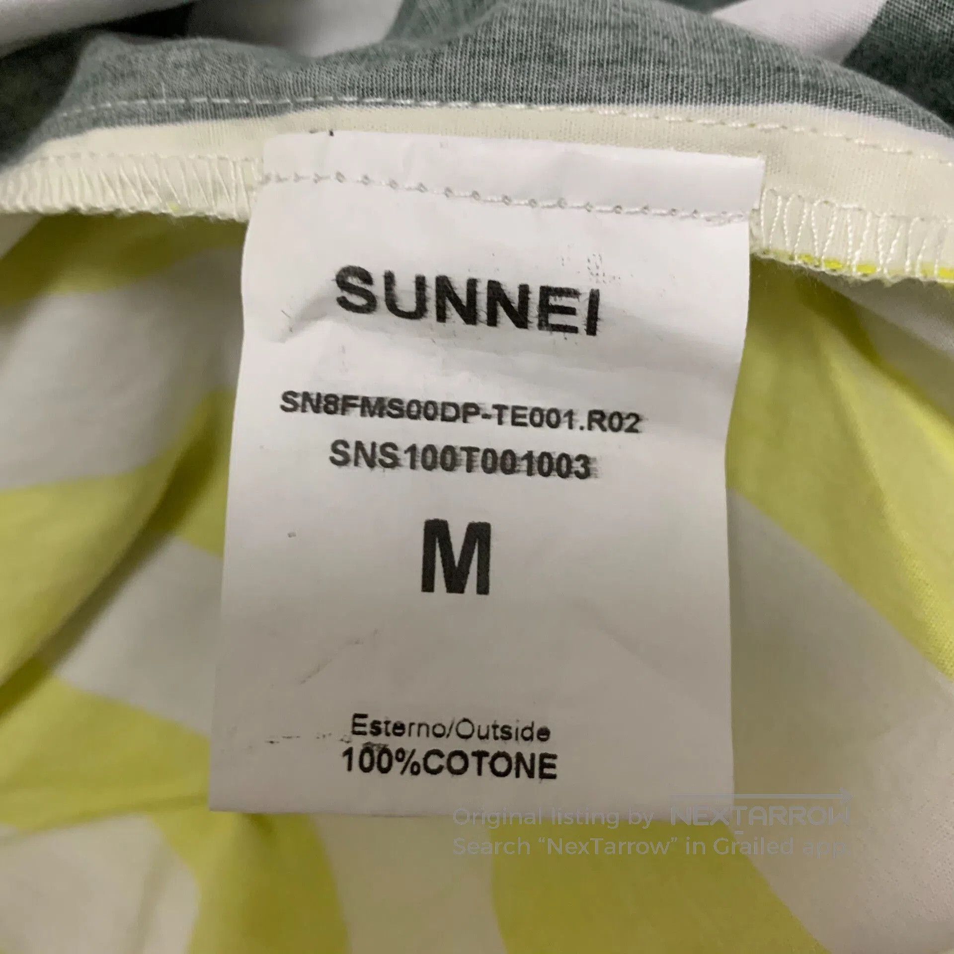 Sunnei SUNNEI Striped Colorblock Shirt SS18. Size US M / EU 48-50 / 2 - 5 Thumbnail