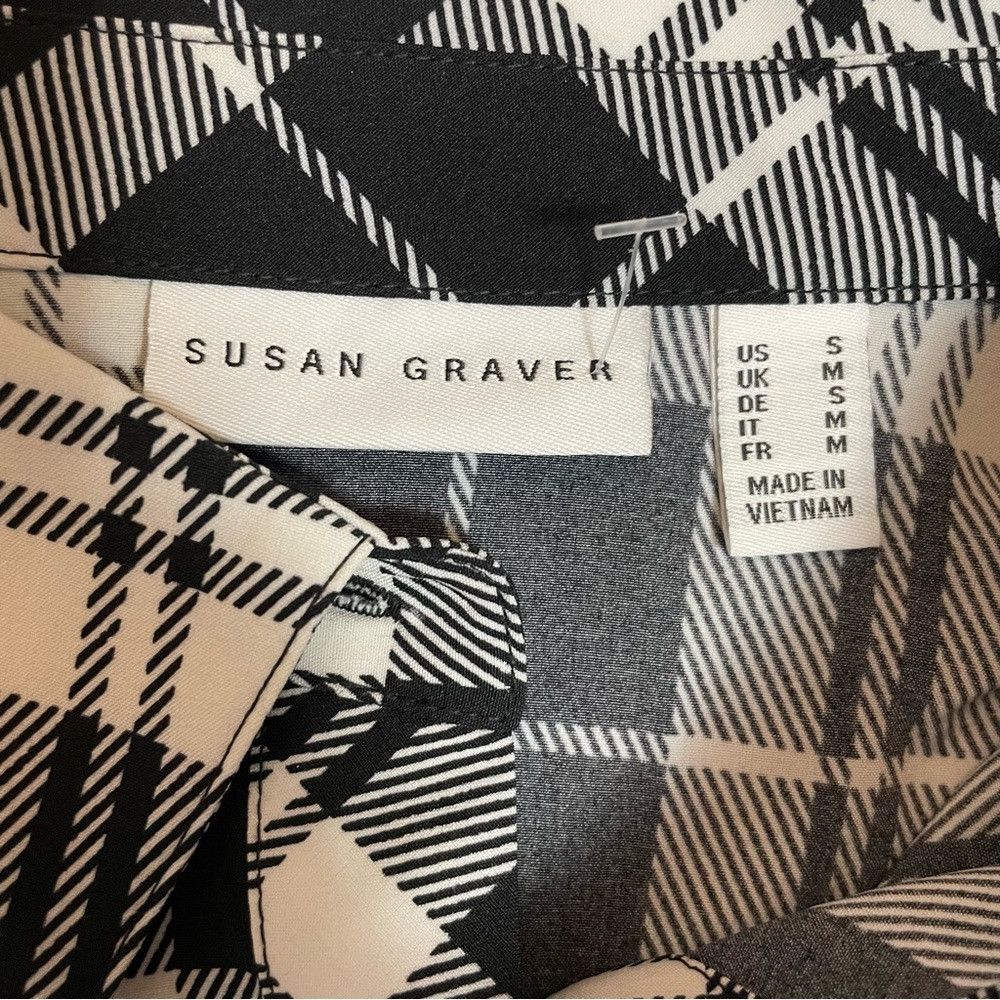 Other New Susan Graver Printed Stretch Woven Button-Front Asymmet Size S / US 4 / IT 40 - 7 Thumbnail