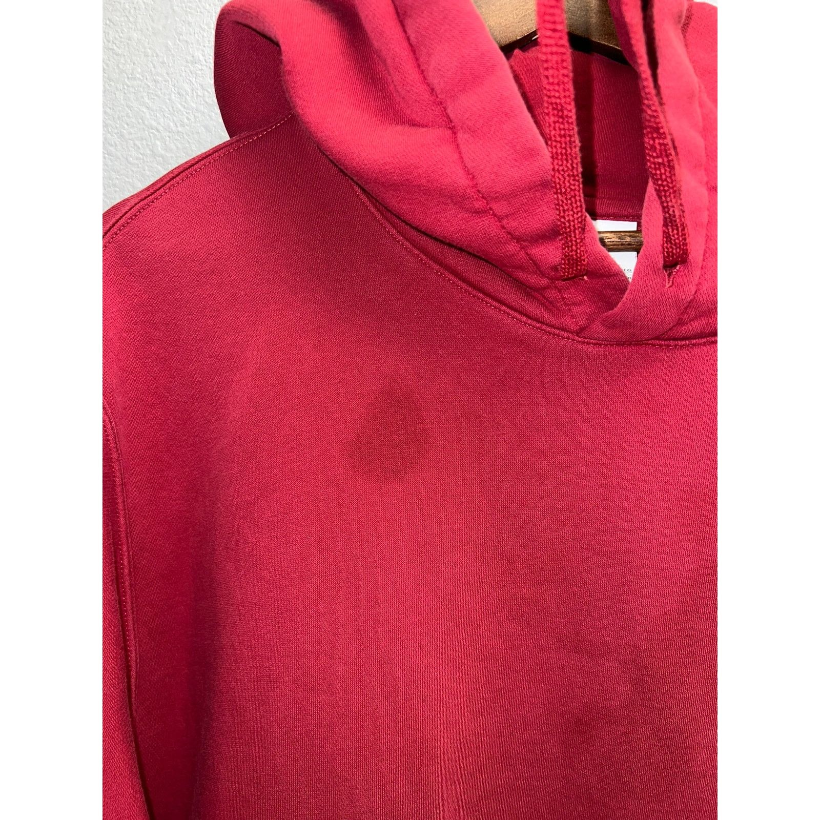 Nike Nike Red Hoodie Kangaroo Pocket Pullover Dark Red Stained 3X Size US XXL / EU 58 / 5 - 3 Thumbnail