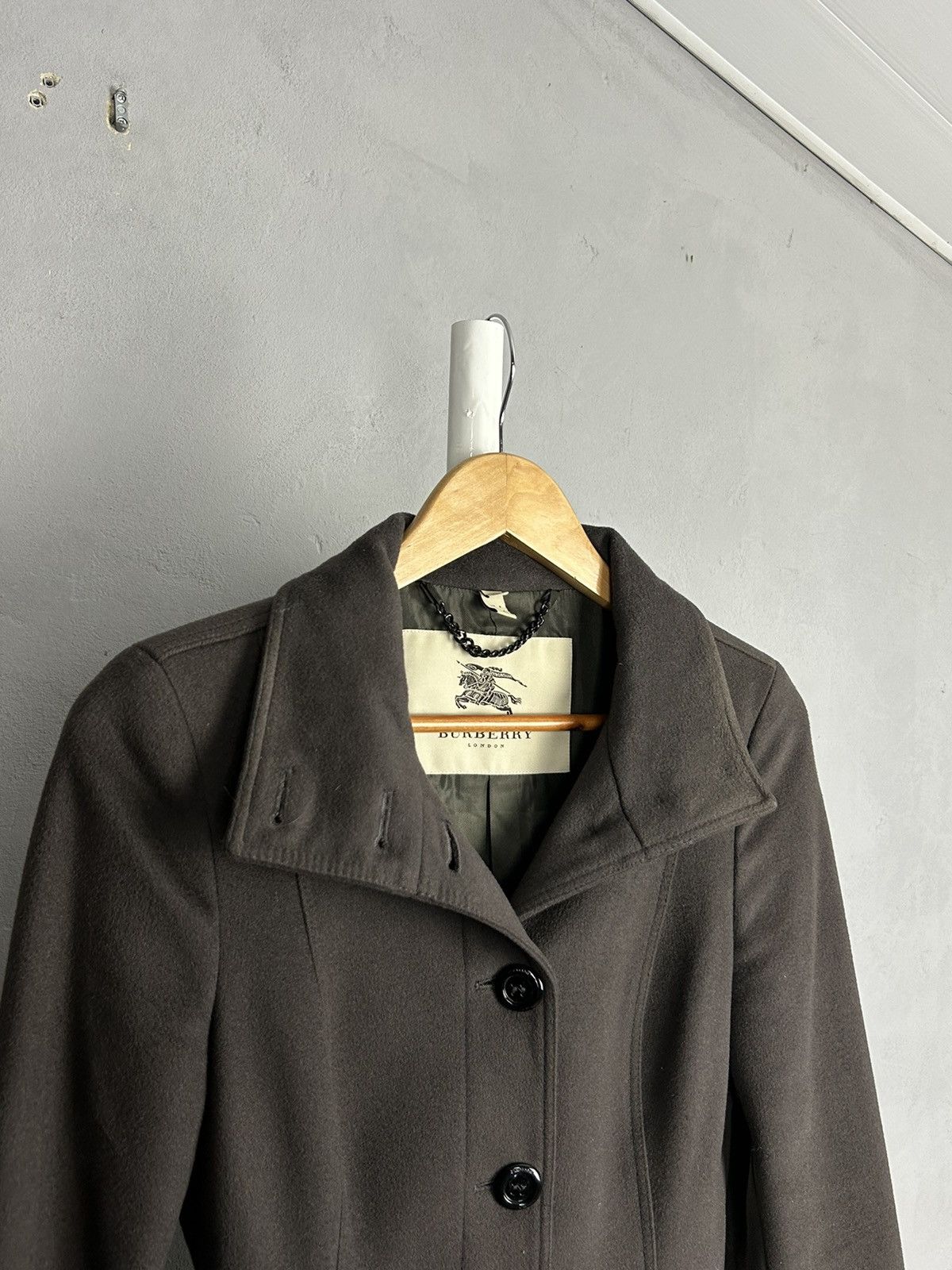Burberry Burberry London Wool Belted Coat Womens Size 6 Made In Italy Size M / US 6-8 / IT 42-44 - 6 Thumbnail