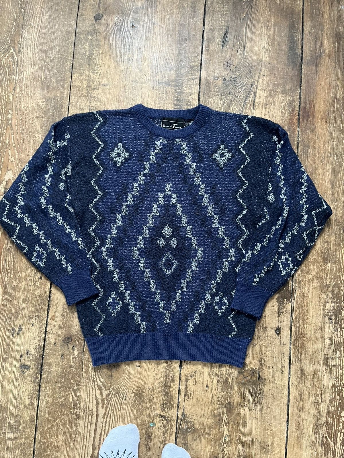 Other Vintage dark blue knit Size US L / EU 52-54 / 3 - 1 Thumbnail