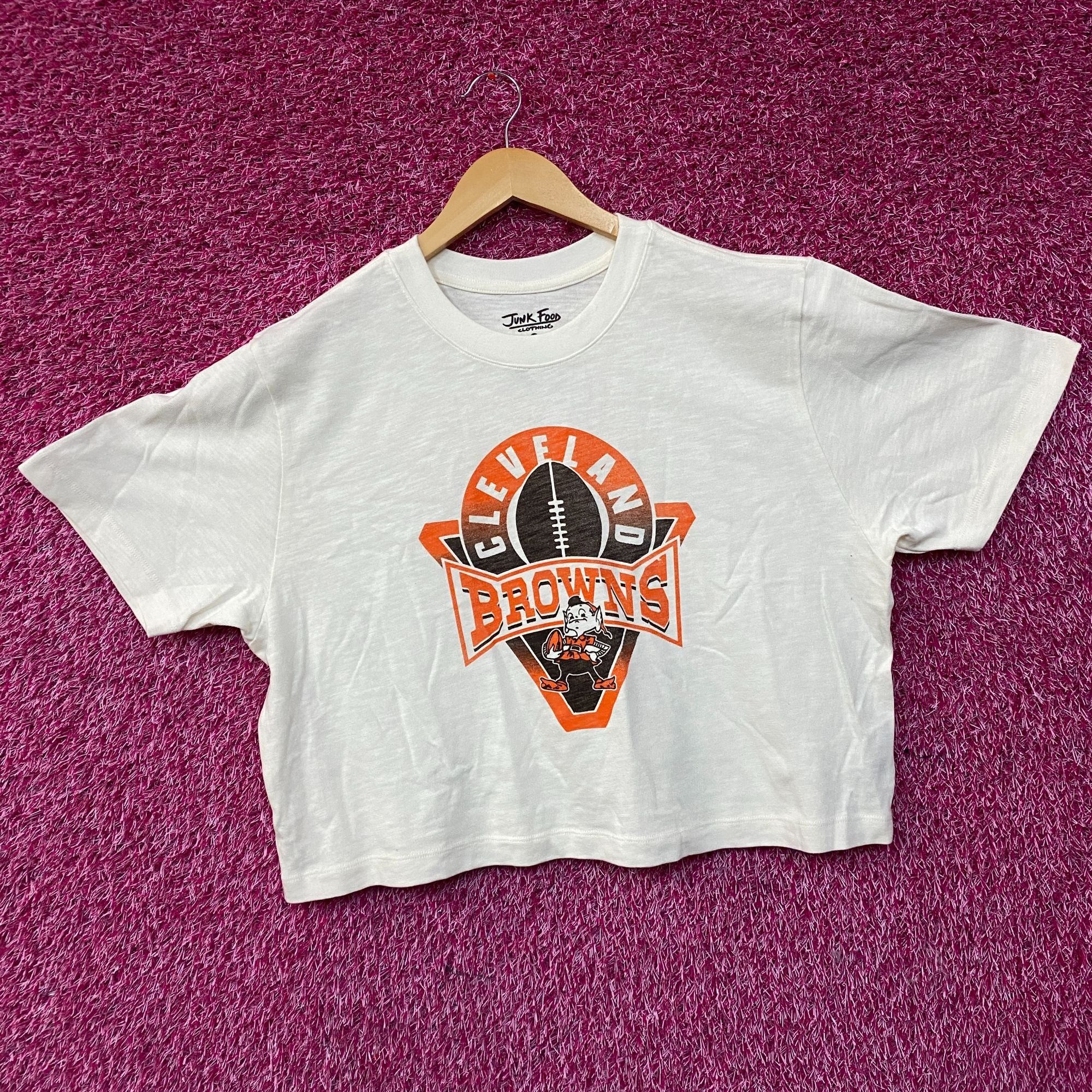 Junk Food Junk Food Clothing Women's NFL Cleveland Browns Mock Neck Cr Size XL / US 12-14 / IT 48-50 - 3 Thumbnail