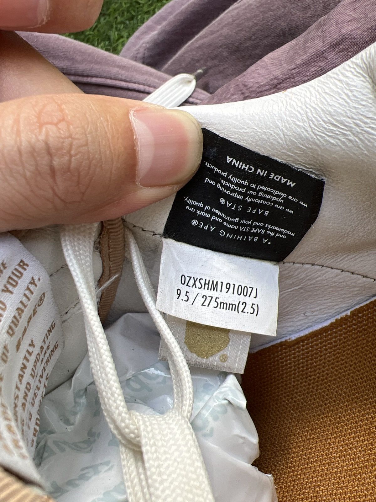 Bape Bape Sta Low Beige Size US 9.5 / EU 42-43 - 8 Thumbnail