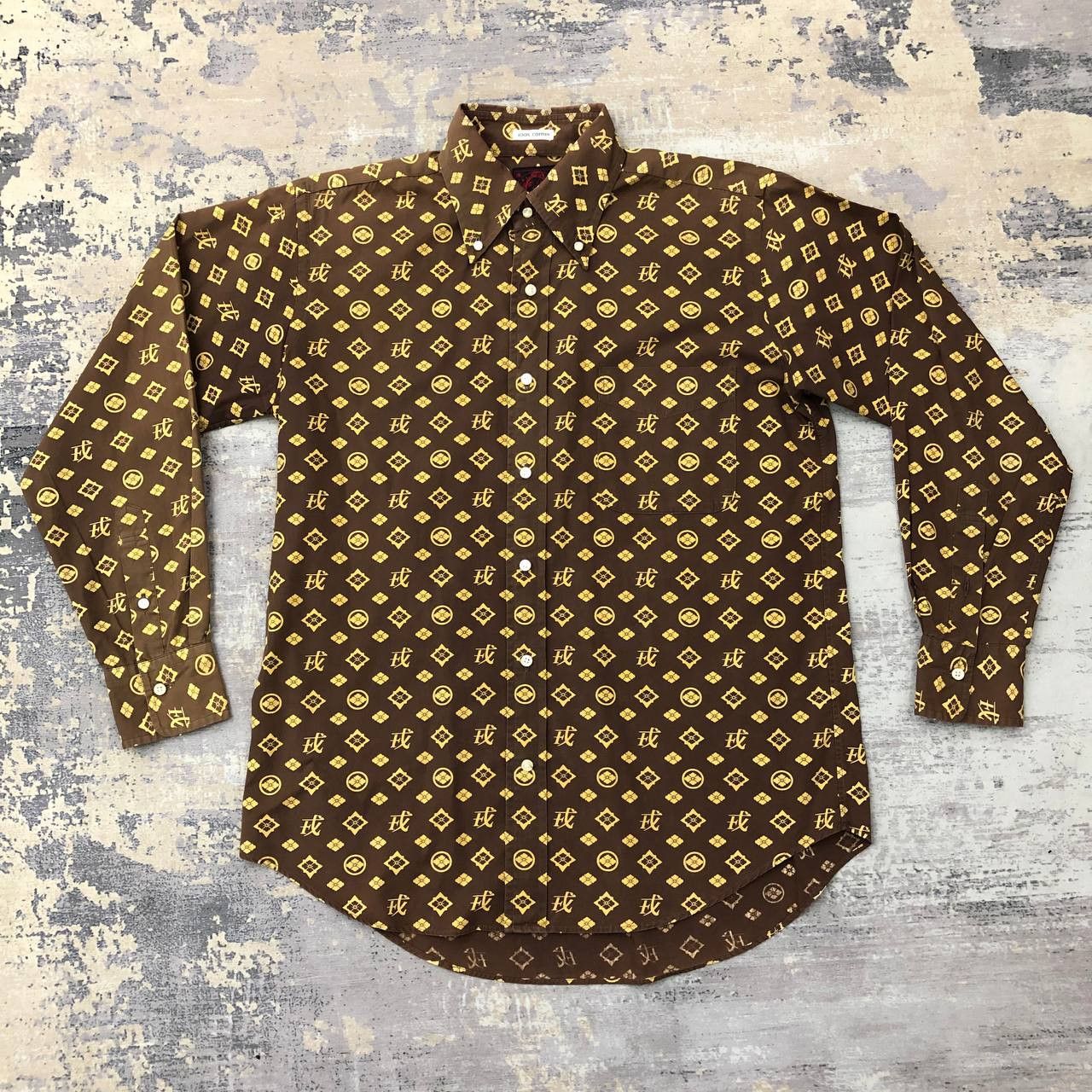 Evisu T322 EVISU MONOGRAM SHIRTS Size US M / EU 48-50 / 2 - 2 Thumbnail