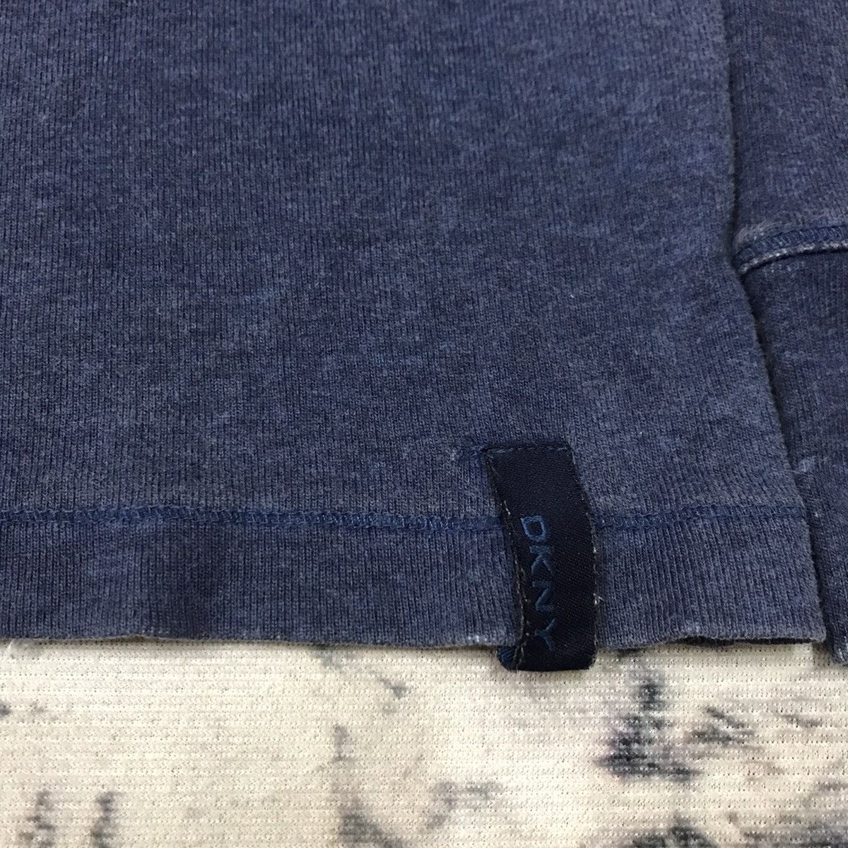 DKNY × Japanese Brand Vintage DKNY Distressed Longsleeve Open Colar Shirt Size US L / EU 52-54 / 3 - 5 Thumbnail