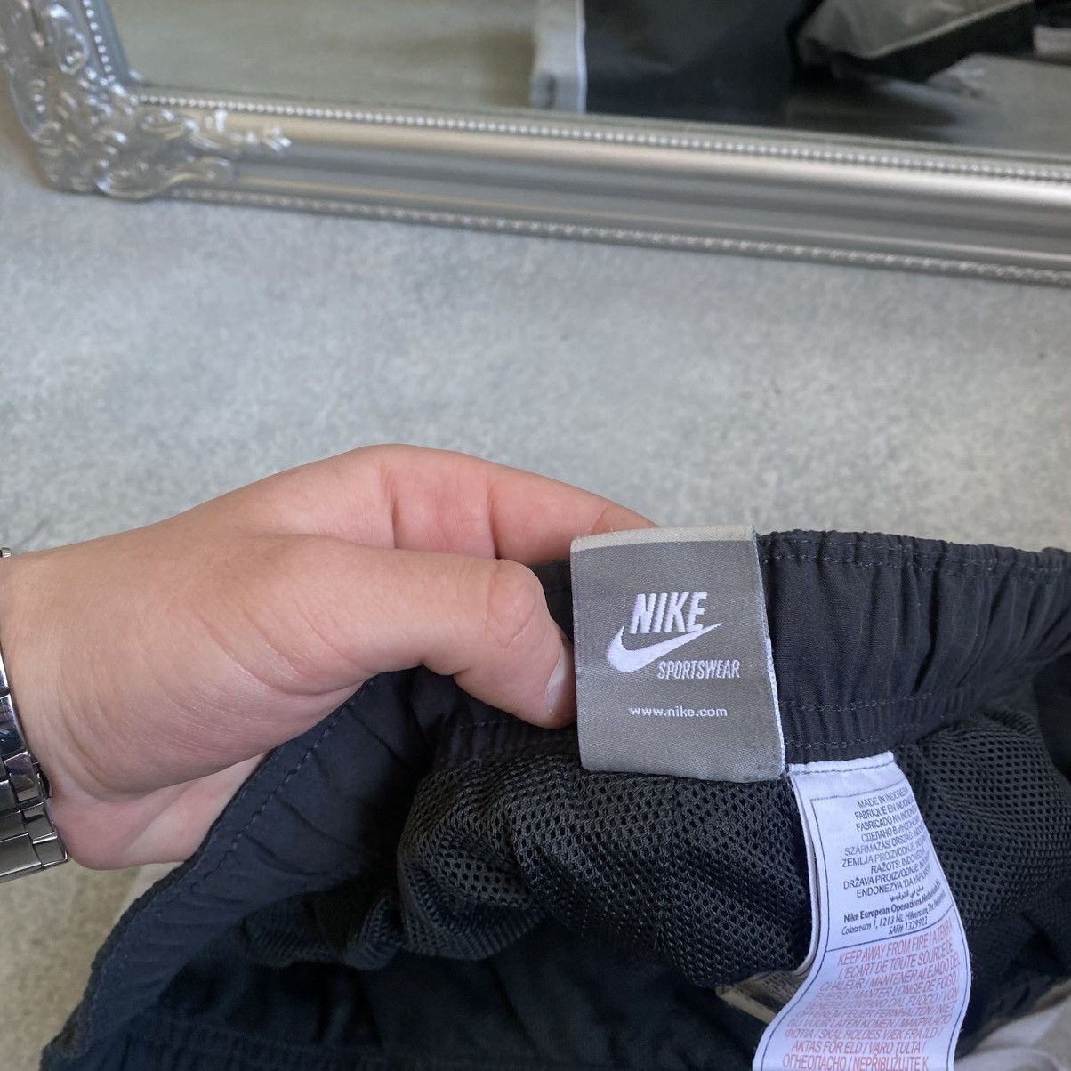 Nike Vintage Nike Track Pants Swoosh Y2K Baggy Sweatpants Size US 38 / EU 54 - 9 Thumbnail