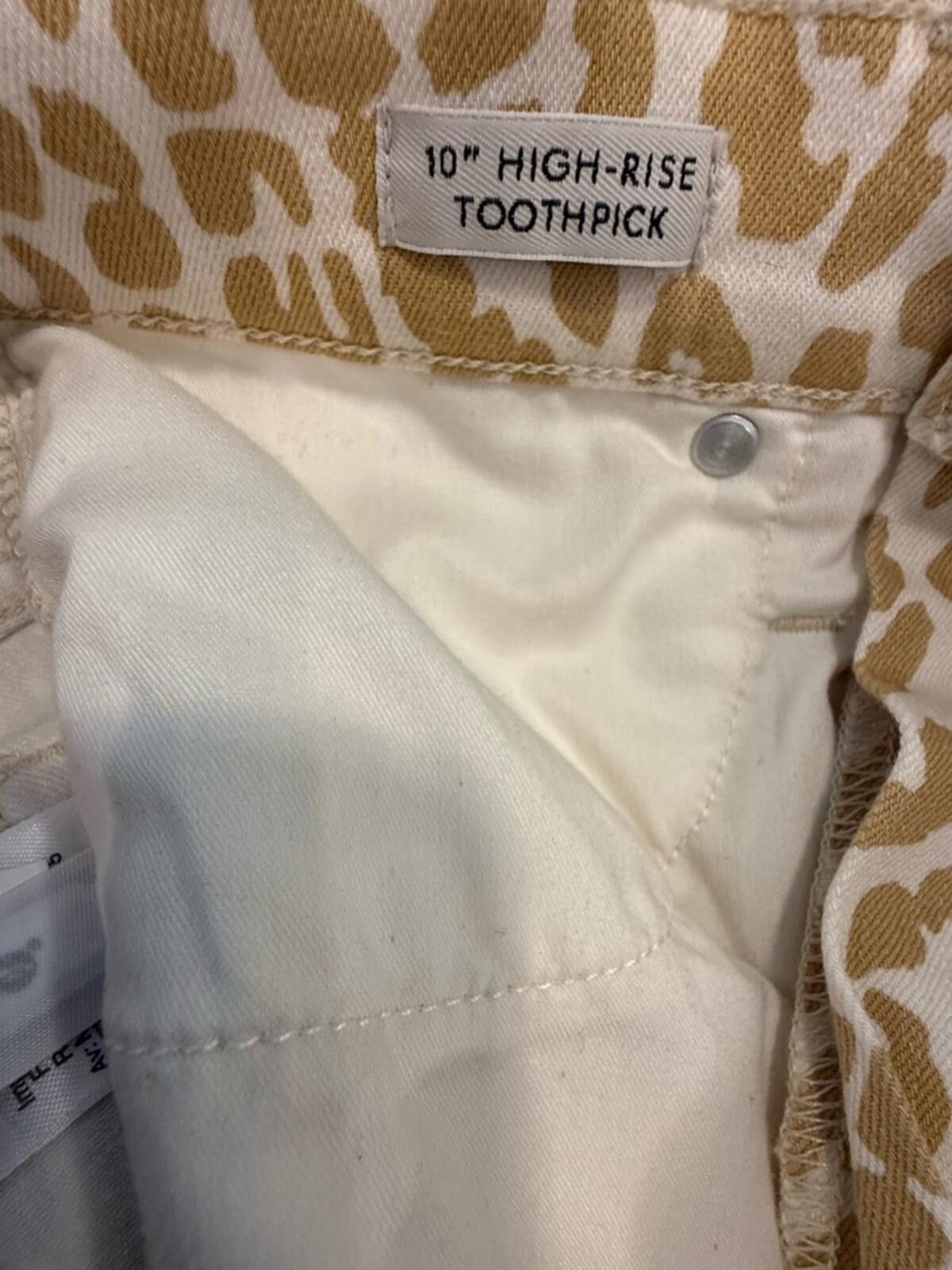 Other J. Crew Factory High-Rise Toothpick leopard print jeans 27” Size 27" / US 4 / IT 40 - 7 Thumbnail