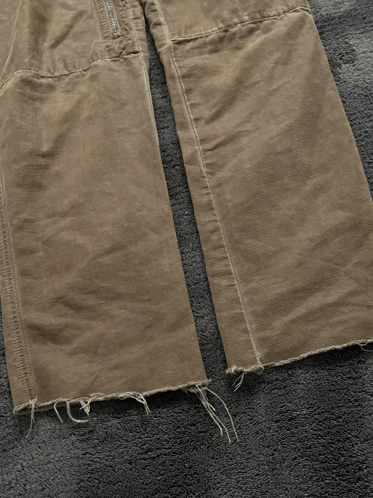 Rick Owens × Rick Owens Drkshdw SS09 Strutter Grosgrain Brown Double Layered Aircut Pants Size US 34 / EU 50 - 9 Thumbnail