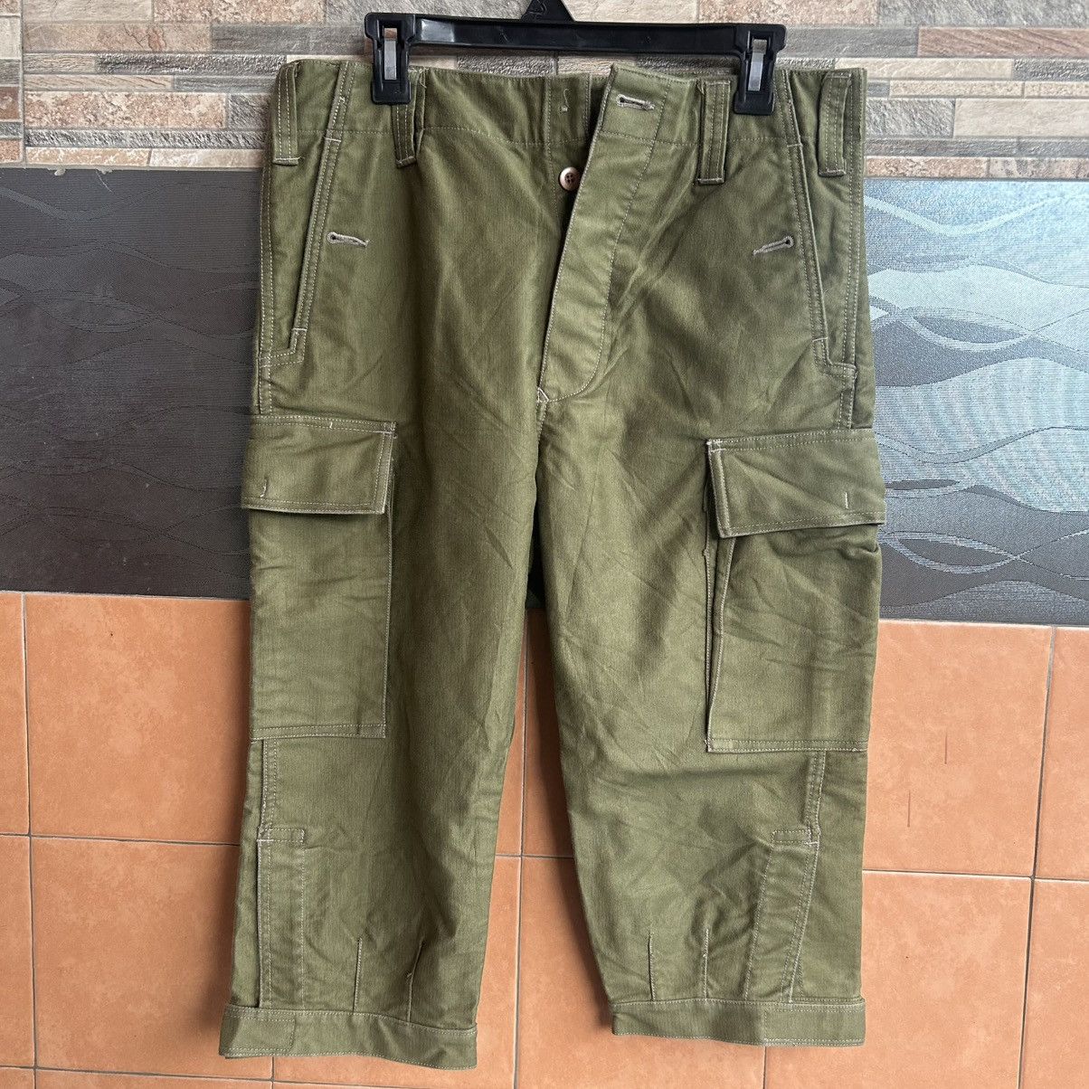 Vintage houston croped cargo pants Size US 32 / EU 48 - 1 Thumbnail