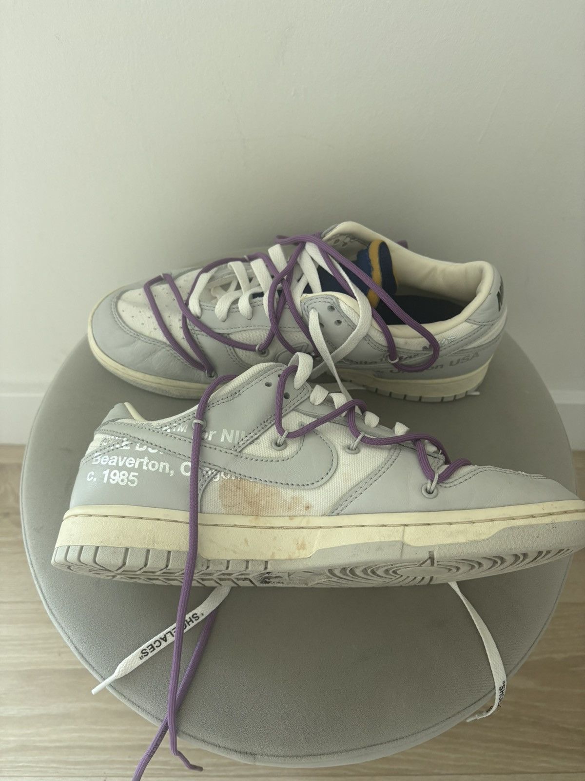 Off-White nike dunk low off white Size US 9.5 / EU 42-43 - 5 Thumbnail