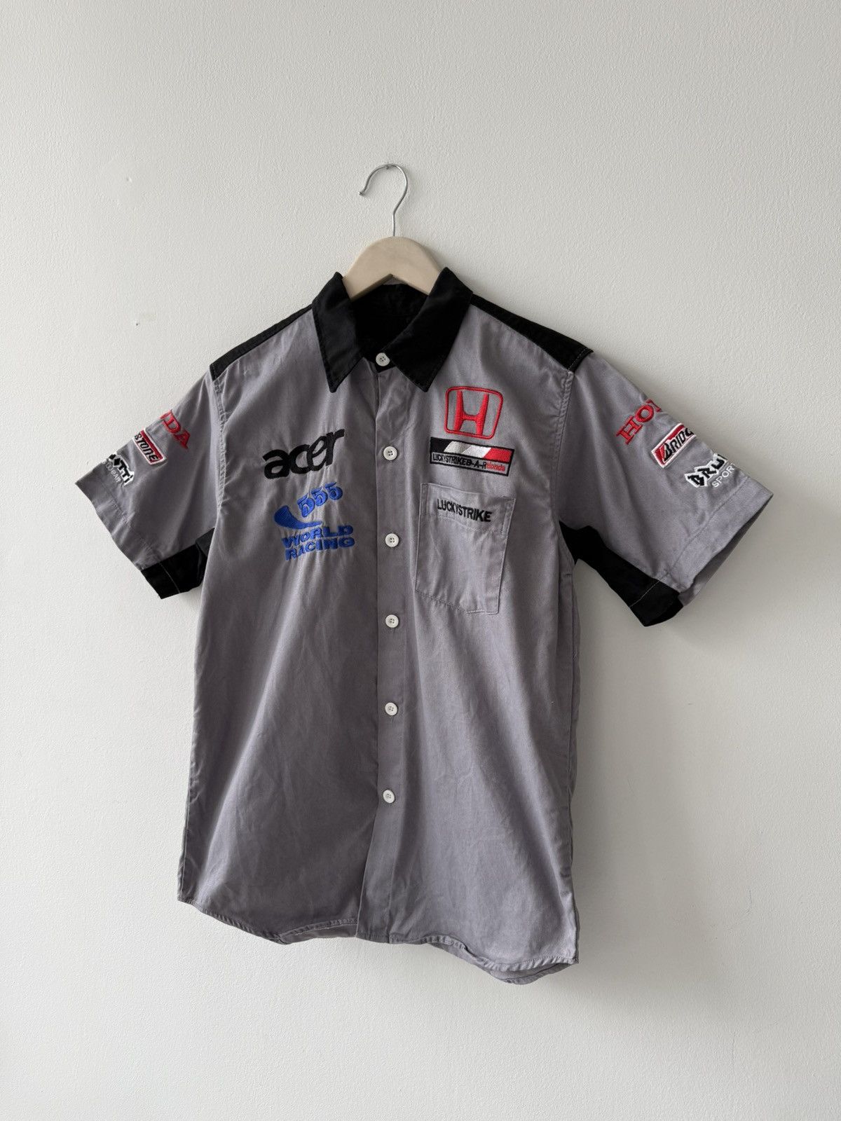 Honda Vintage Honda Racing Lucky Strike F1 Team Shirt Size L Size US L / EU 52-54 / 3 - 2 Thumbnail