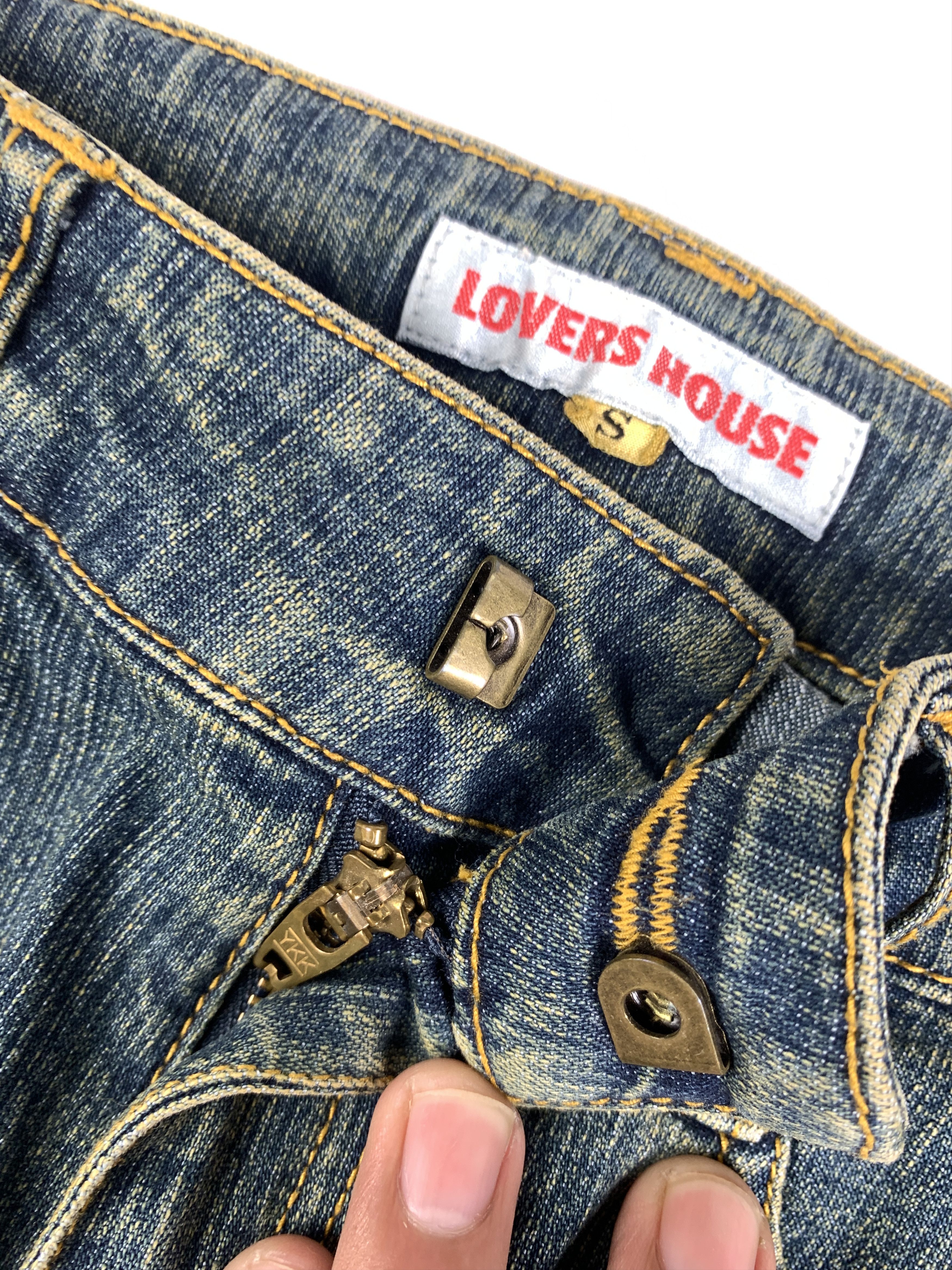 Angel Blue 2000s Lovers House Indigo Blue Flared Petite Jeans (26) Size 26" / US 2 / IT 38 - 8 Thumbnail