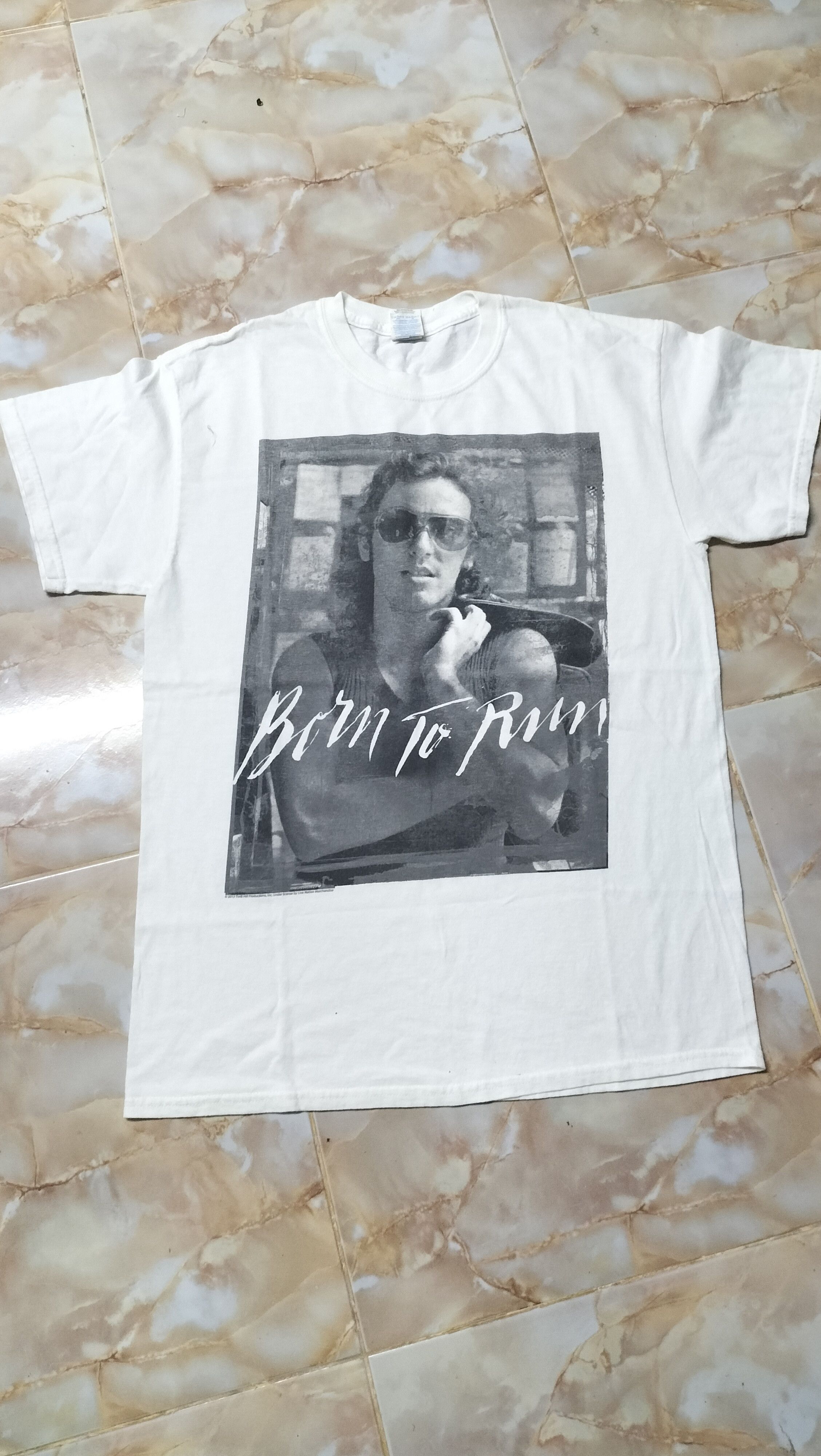Band Tees Bruce Springsteen born to run t-shirt album rockstar Size US M / EU 48-50 / 2 - 1 Thumbnail