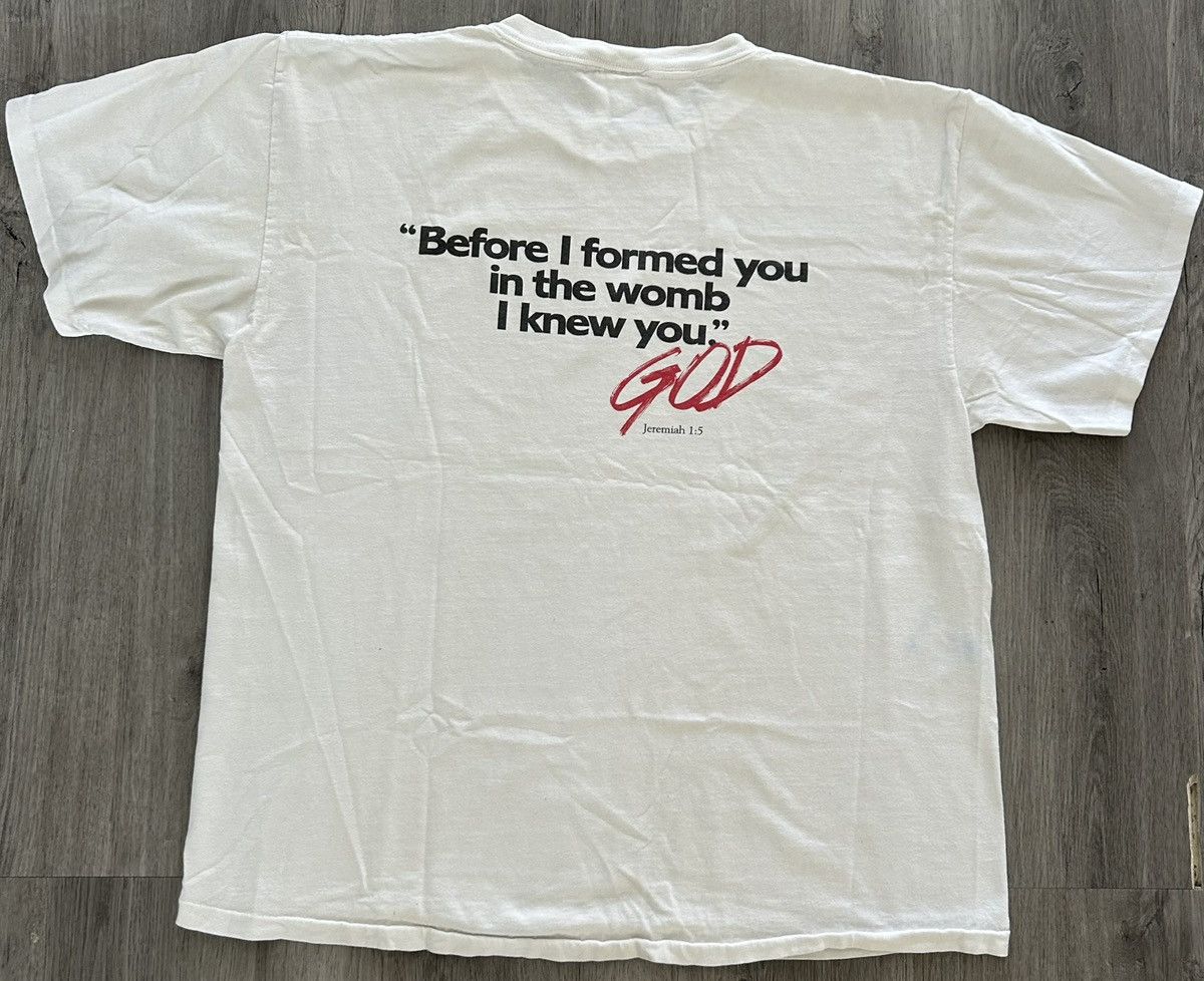 Vintage Vintage 1992 Jesus Living Epistles - Endangered Species Tee Size US XL / EU 56 / 4 - 4 Thumbnail