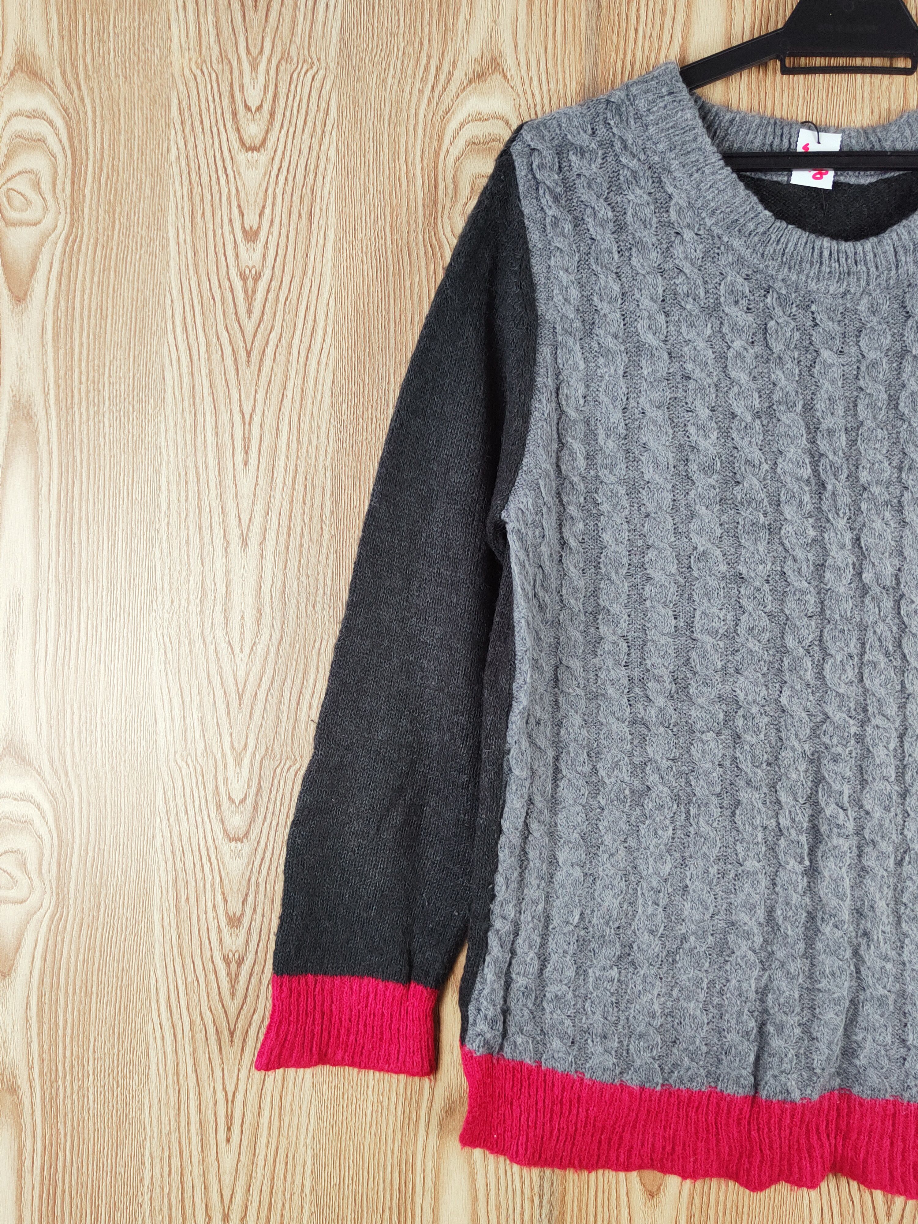 Aran Isles Knitwear Vi Felice Gray Knitwear Sweatshirts #W148 Size US L / EU 52-54 / 3 - 3 Thumbnail