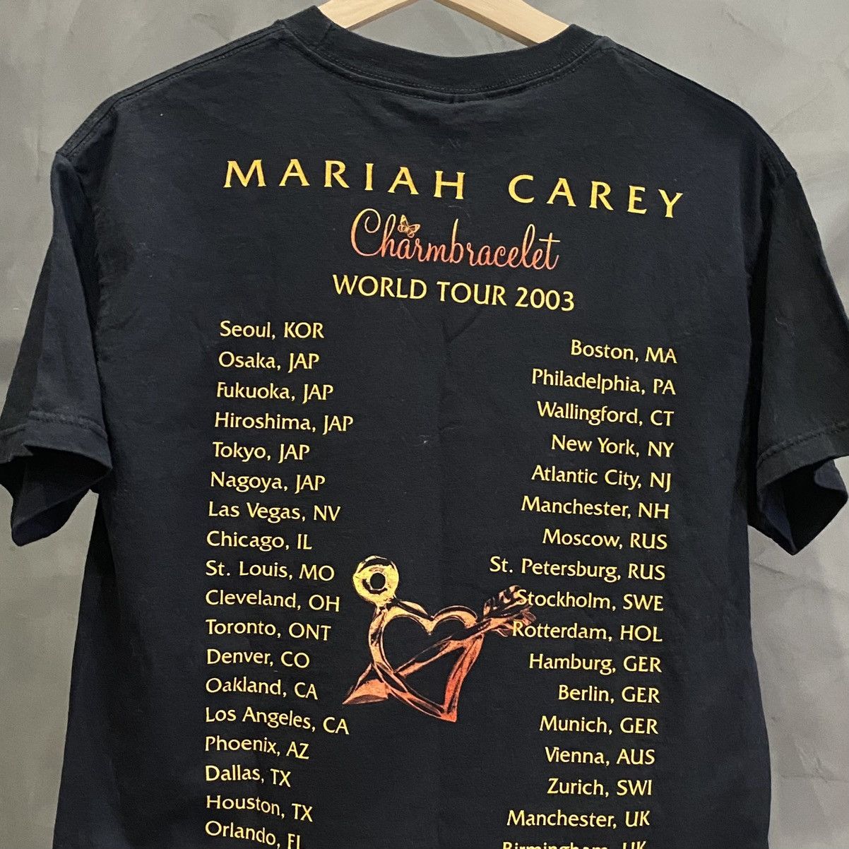 Band Tees × Other × Vintage Vintage Mariah Carey - Charmbraclet World Tour Size US M / EU 48-50 / 2 - 4 Thumbnail