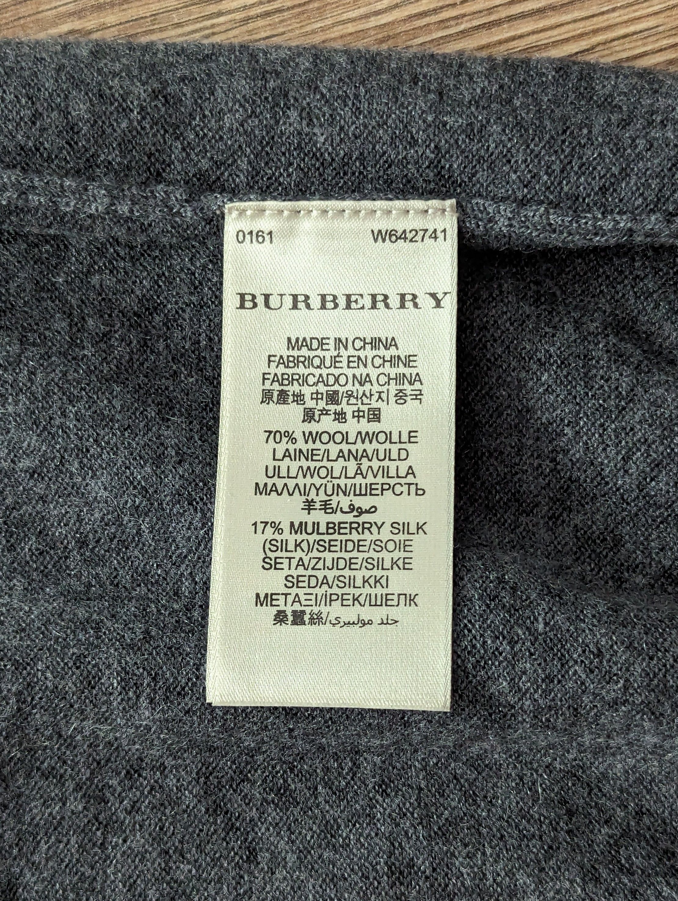 Burberry BURBERRY Wool Silk Neck Men's Sweater Size M Luxury Brand Size US M / EU 48-50 / 2 - 24 Thumbnail