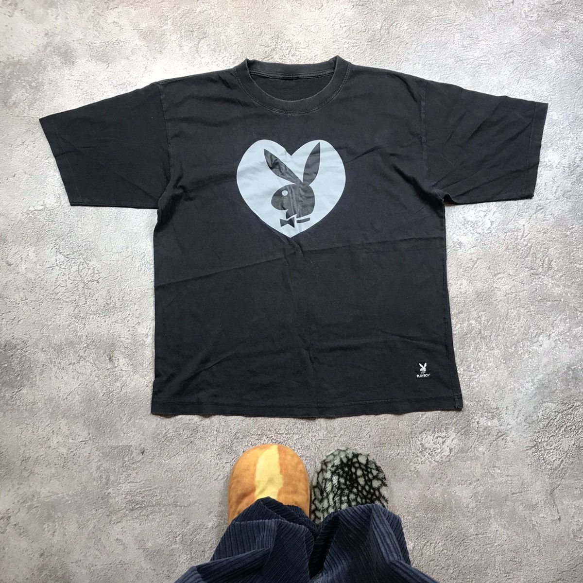 Vintage Vintage Playboy Heart Logo Graphic Tee Y2K Streetwear XL Size US XL / EU 56 / 4 - 1 Thumbnail