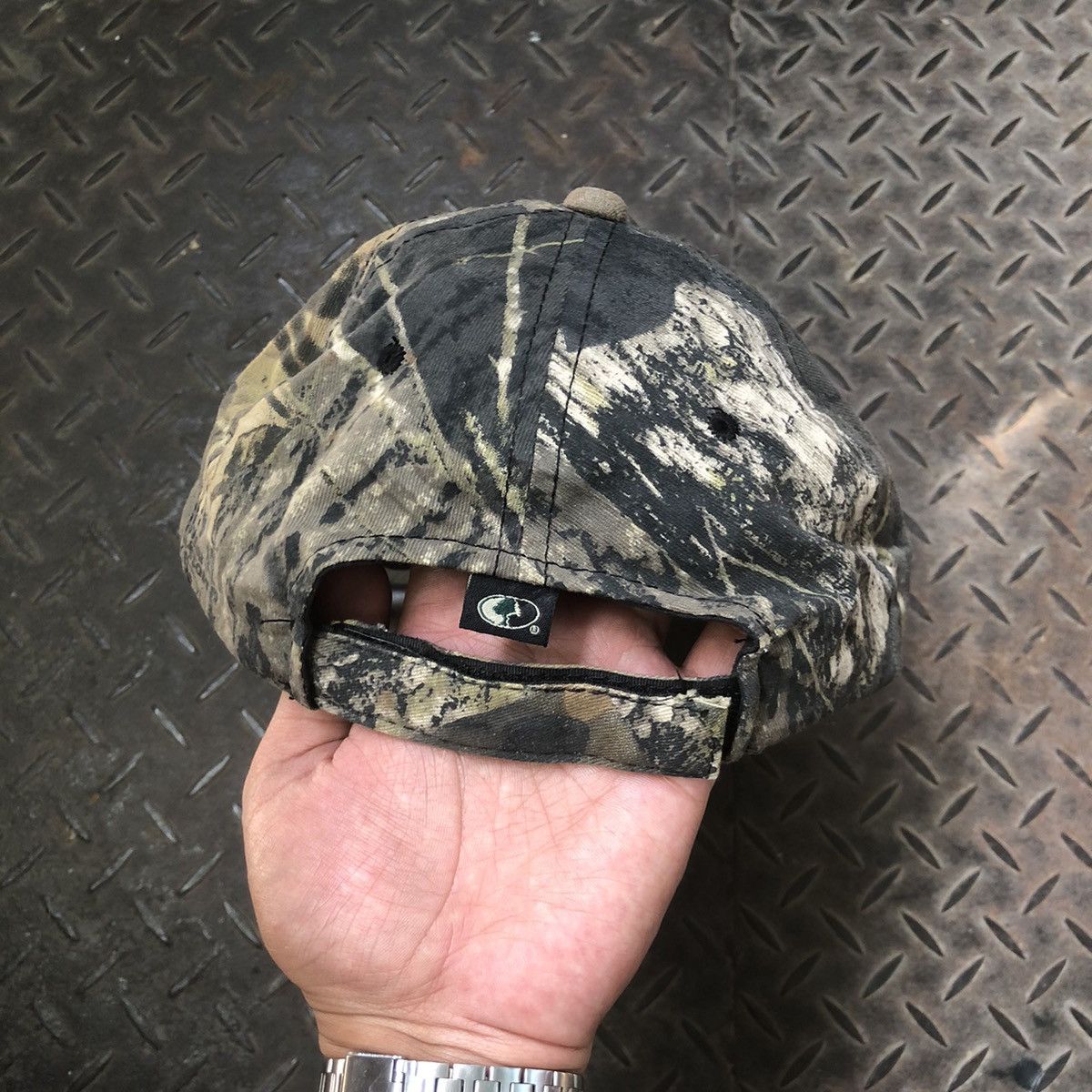 Realtree 🔥Crazy Vintage Realtree Mossy Oak Camouflage Hat Size ONE SIZE - 5 Thumbnail