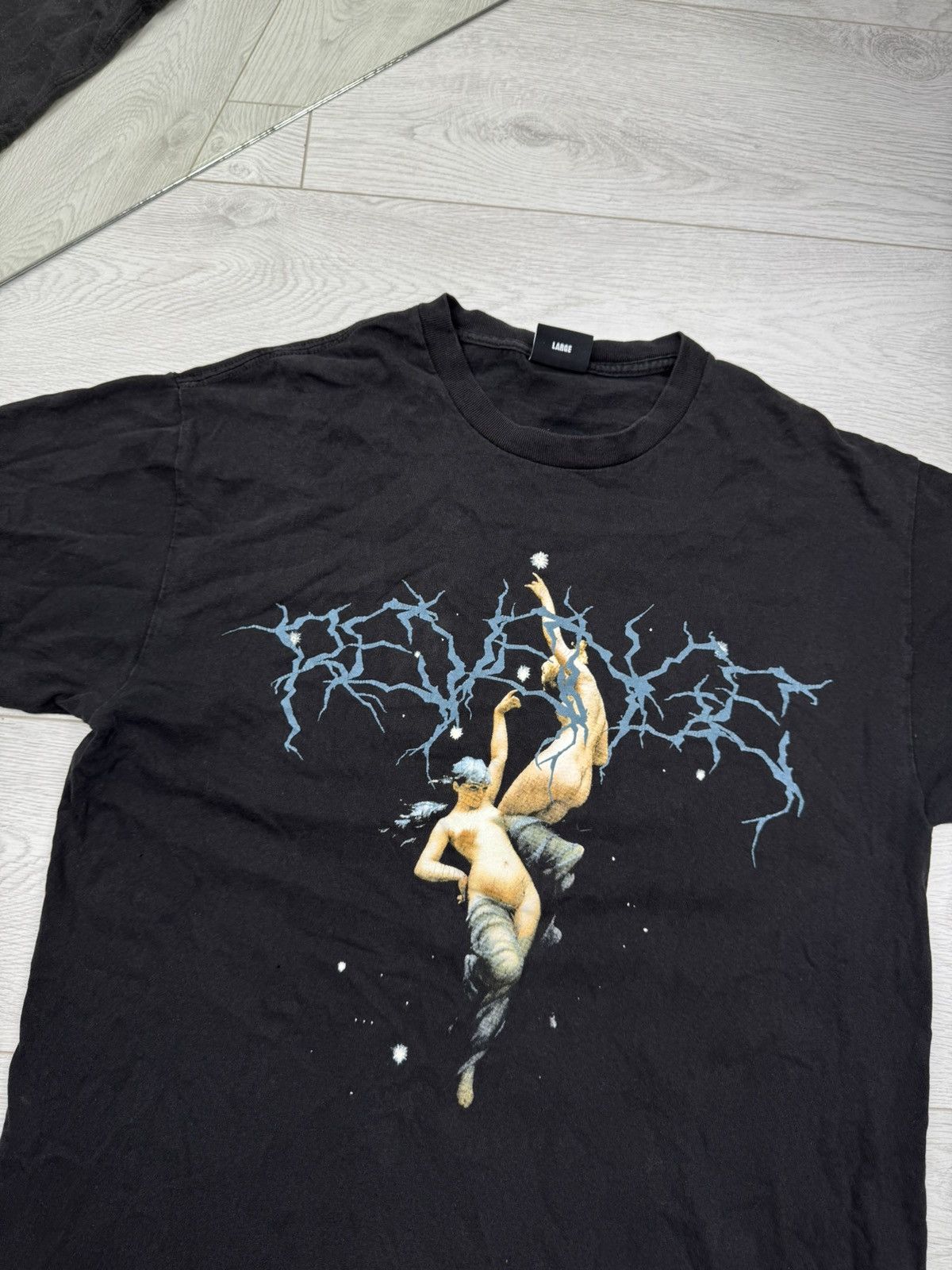 Revenge Revenge Lightning Angels Tee Size Large Black Size US L / EU 52-54 / 3 - 2 Thumbnail