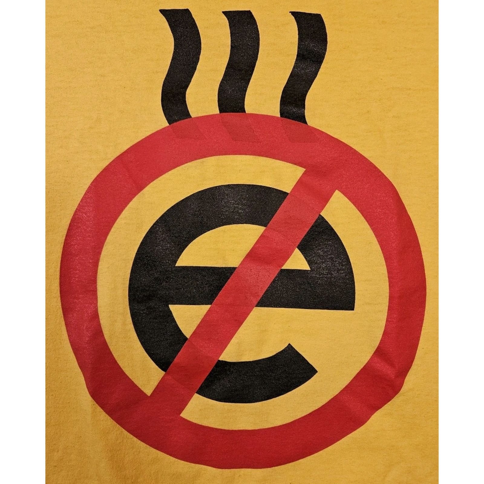 Fruit Of The Loom Ookla The Mok Filk Nerd Rock Tshirt XL Smell No Evil Vtg Yel Size US XL / EU 56 / 4 - 1 Thumbnail