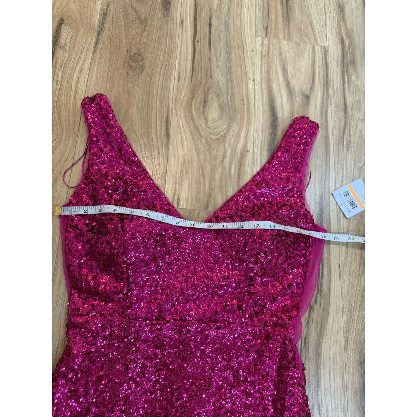 Other Morgan & Co New Chloé Sequined Gown Dress stretch Sz 7 fit s Size M / US 6-8 / IT 42-44 - 10 Thumbnail