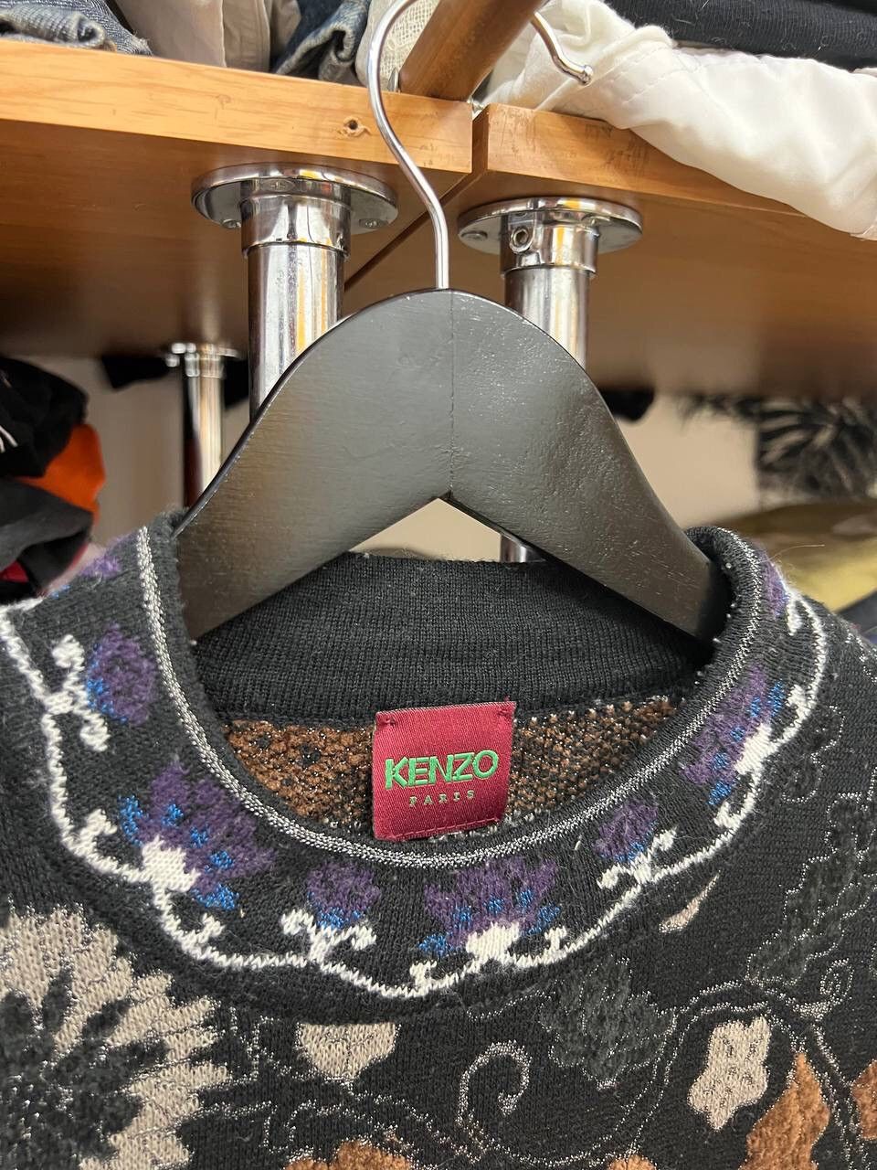 Kenzo Kenzo Paris Vintage 90s Crazy Wool Knitted Luxury Sweater Size M / US 6-8 / IT 42-44 - 7 Thumbnail