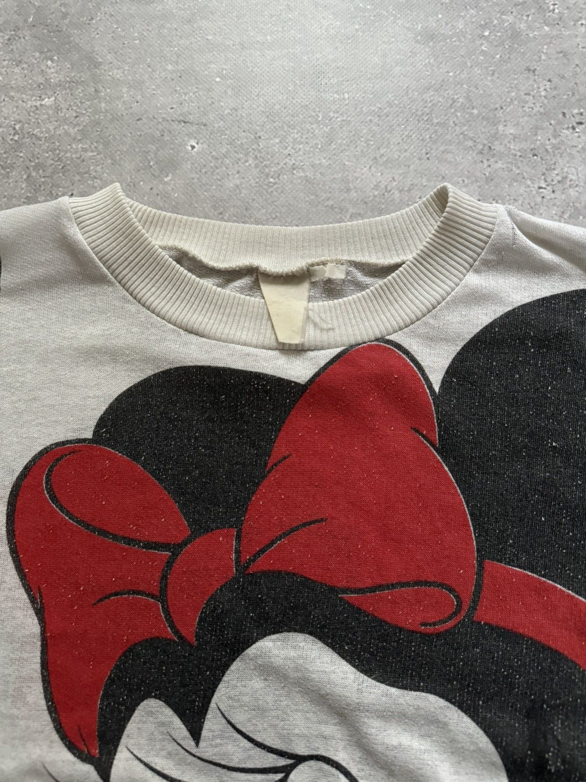 Disney × Mickey Mouse × Vintage Vintage 80s Disney Minnie Mouse Pajamas Sweatshirt Size L / US 10 / IT 46 - 3 Thumbnail