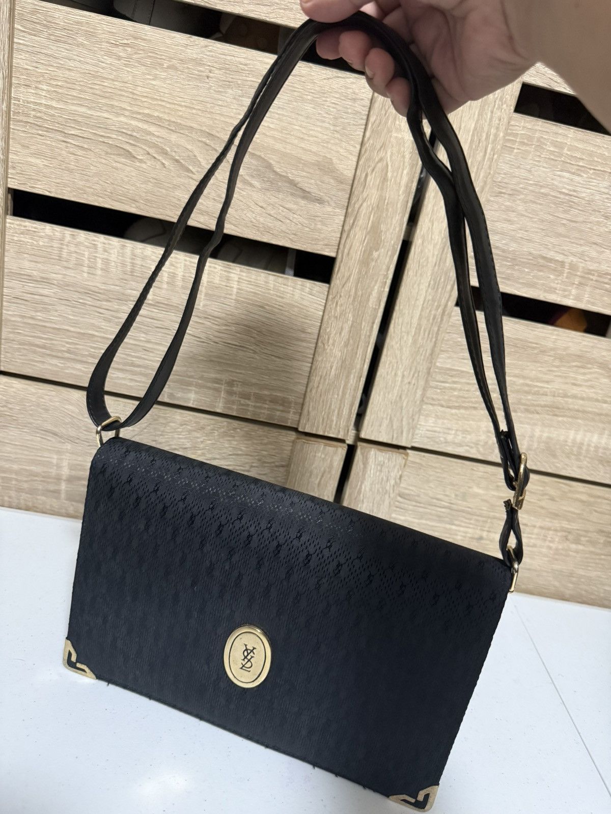 Yves Saint Laurent Vintage YSL Monogram Bag Size ONE SIZE - 4 Thumbnail